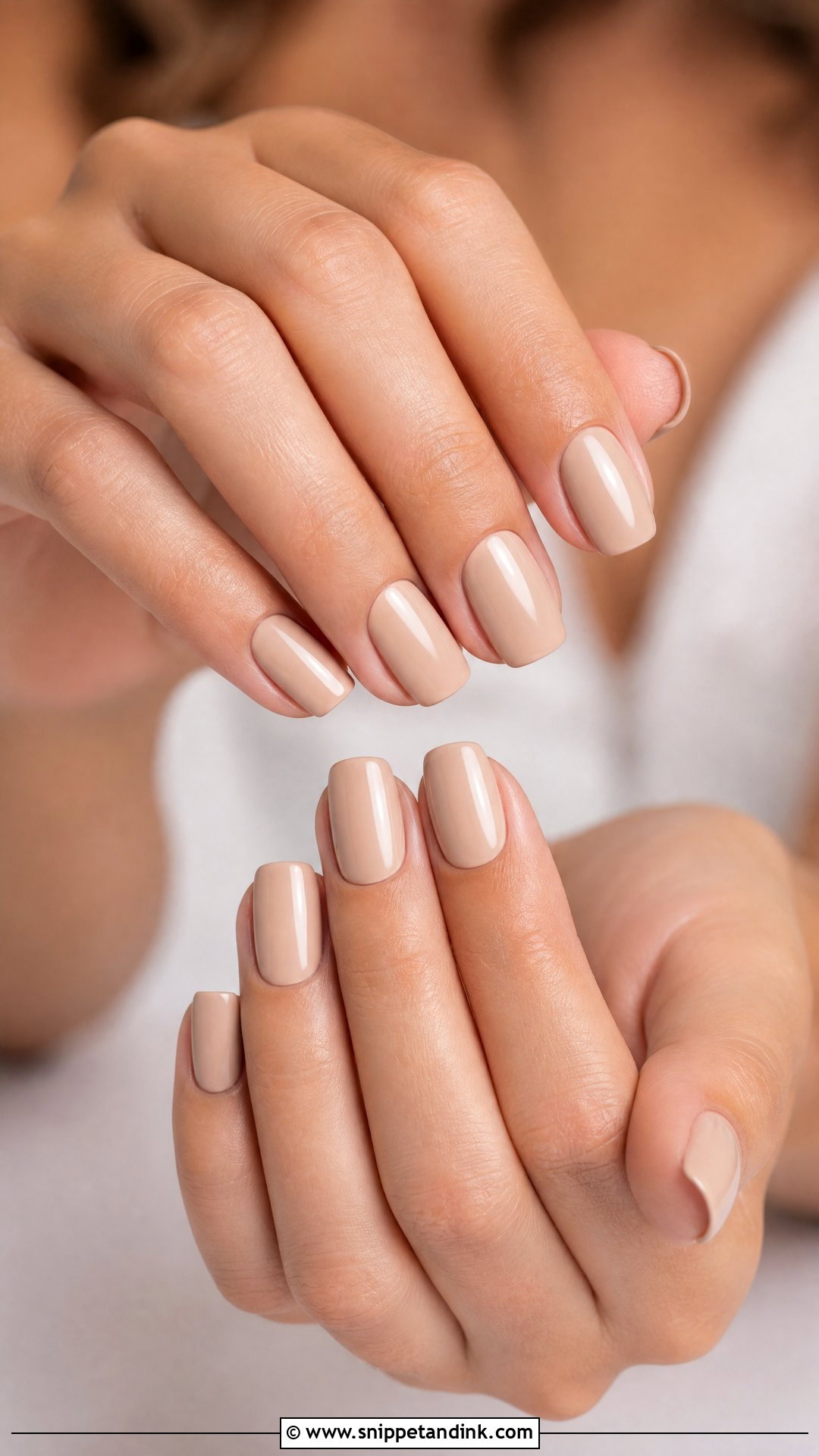 Neutral Bridal Nails - Snippet and Ink - 25 Classy Bridal Nails