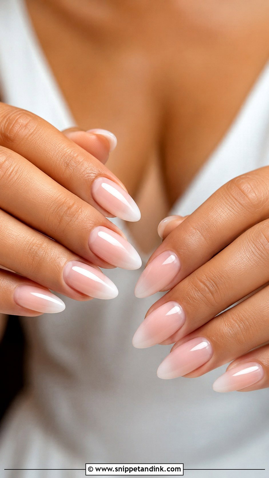 Neutral Bridesmaid Acrylic Nails - Snippet and Ink - 30 Neutral Bridesmaid Wedding Nails