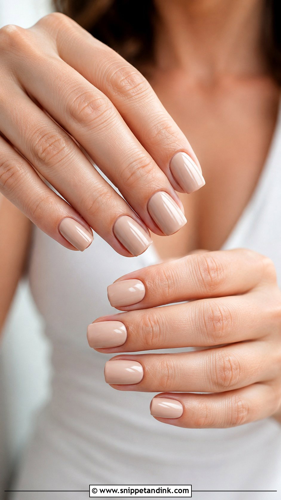 Neutral Bridesmaid Dip Nails - Snippet and Ink - 30 Neutral Bridesmaid Wedding Nails