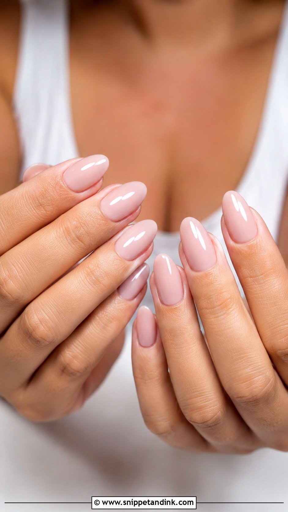 Neutral Bridesmaid Gel Nails - Snippet and Ink - 30 Neutral Bridesmaid Wedding Nails