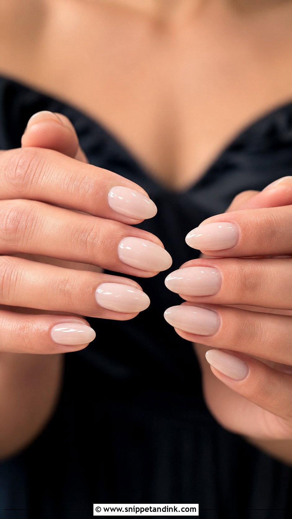 Neutral Bridesmaid Nails For Dark Dresses - Snippet and Ink - 30 Neutral Bridesmaid Wedding Nails