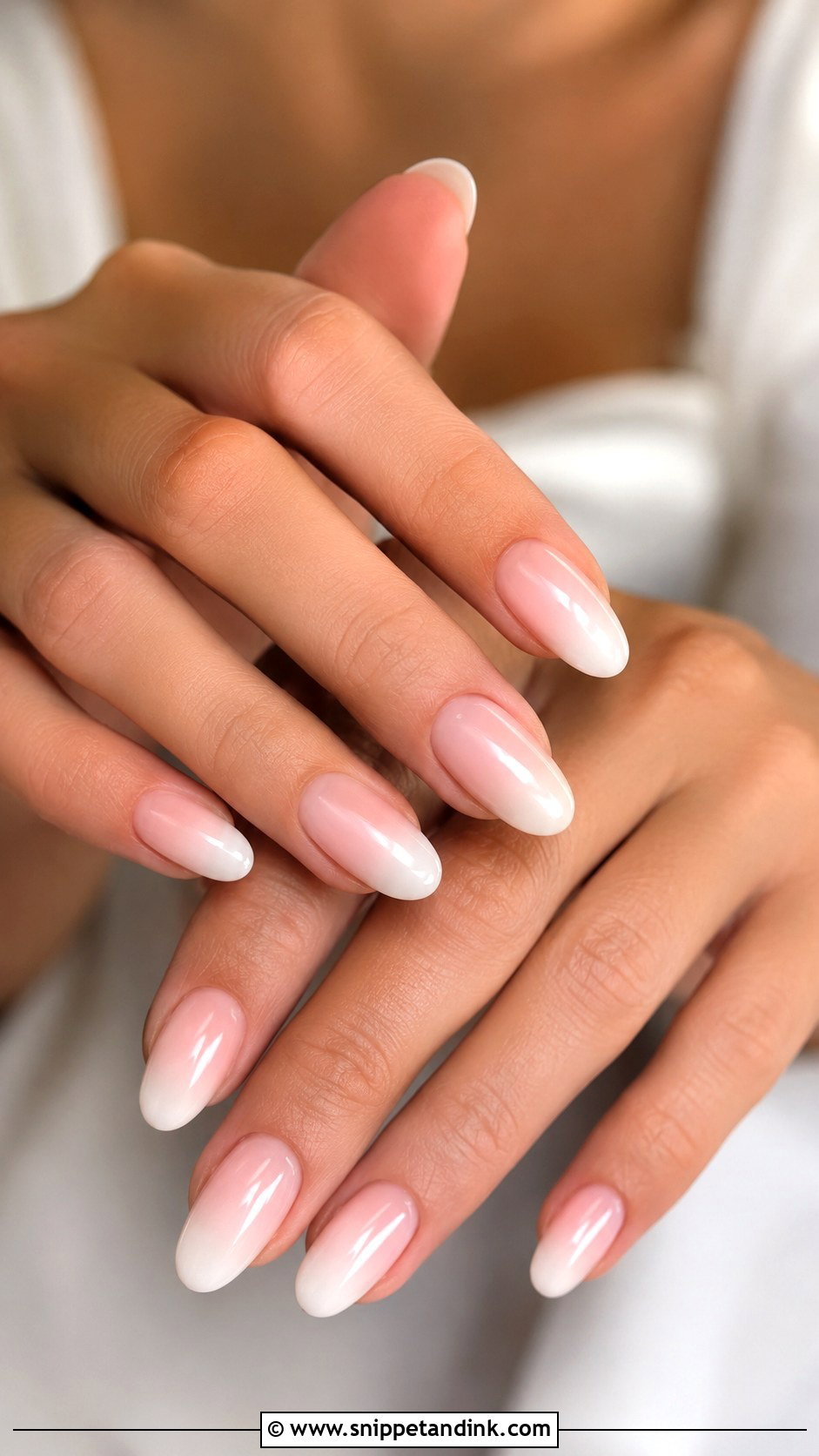 Neutral Ombre Bridesmaid Nails - Snippet and Ink - 30 Neutral Bridesmaid Wedding Nails