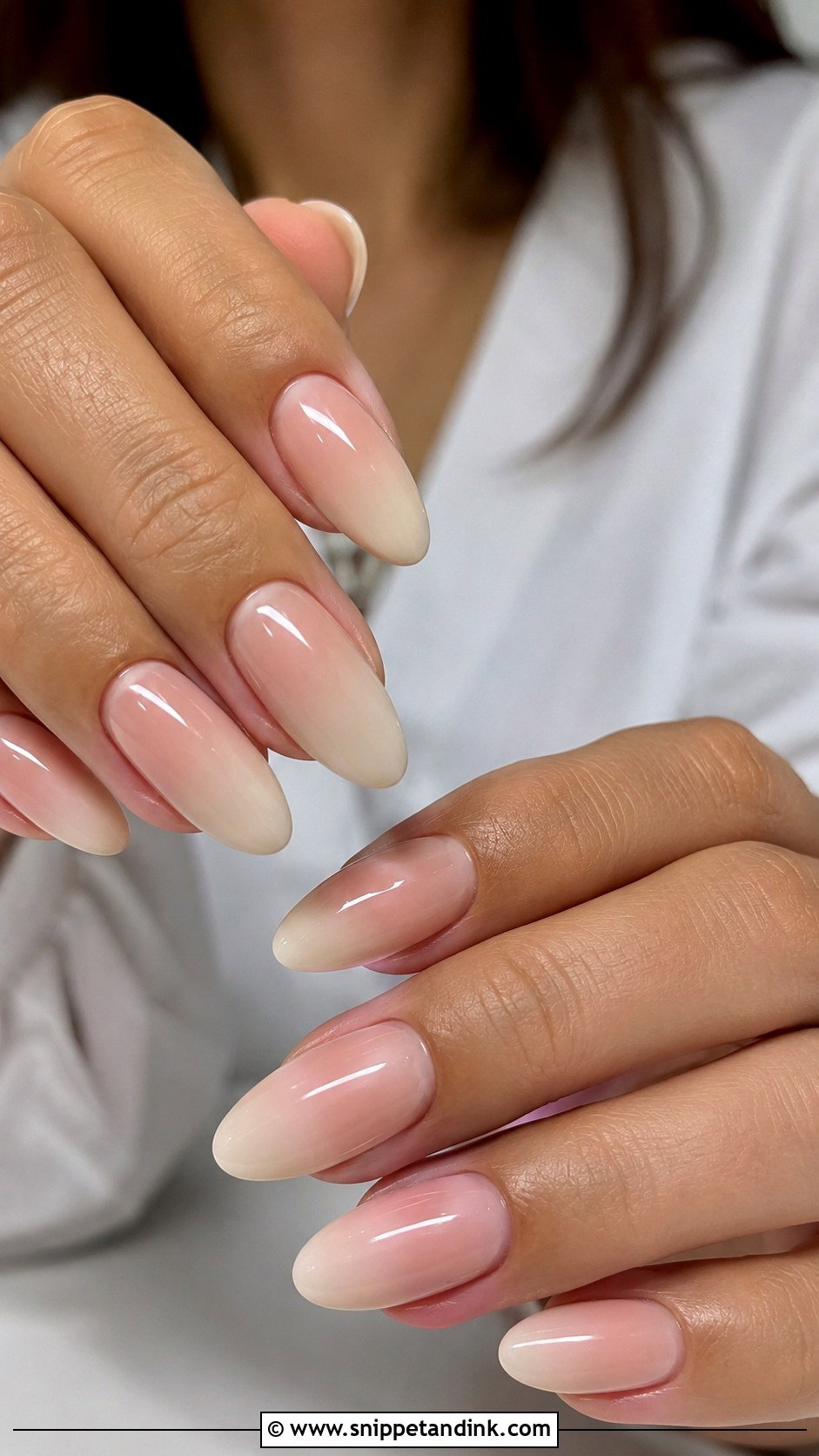 Neutral Ombre Nails - Snippet and Ink - 20 Nail Inspo for Wedding Guest Ideas