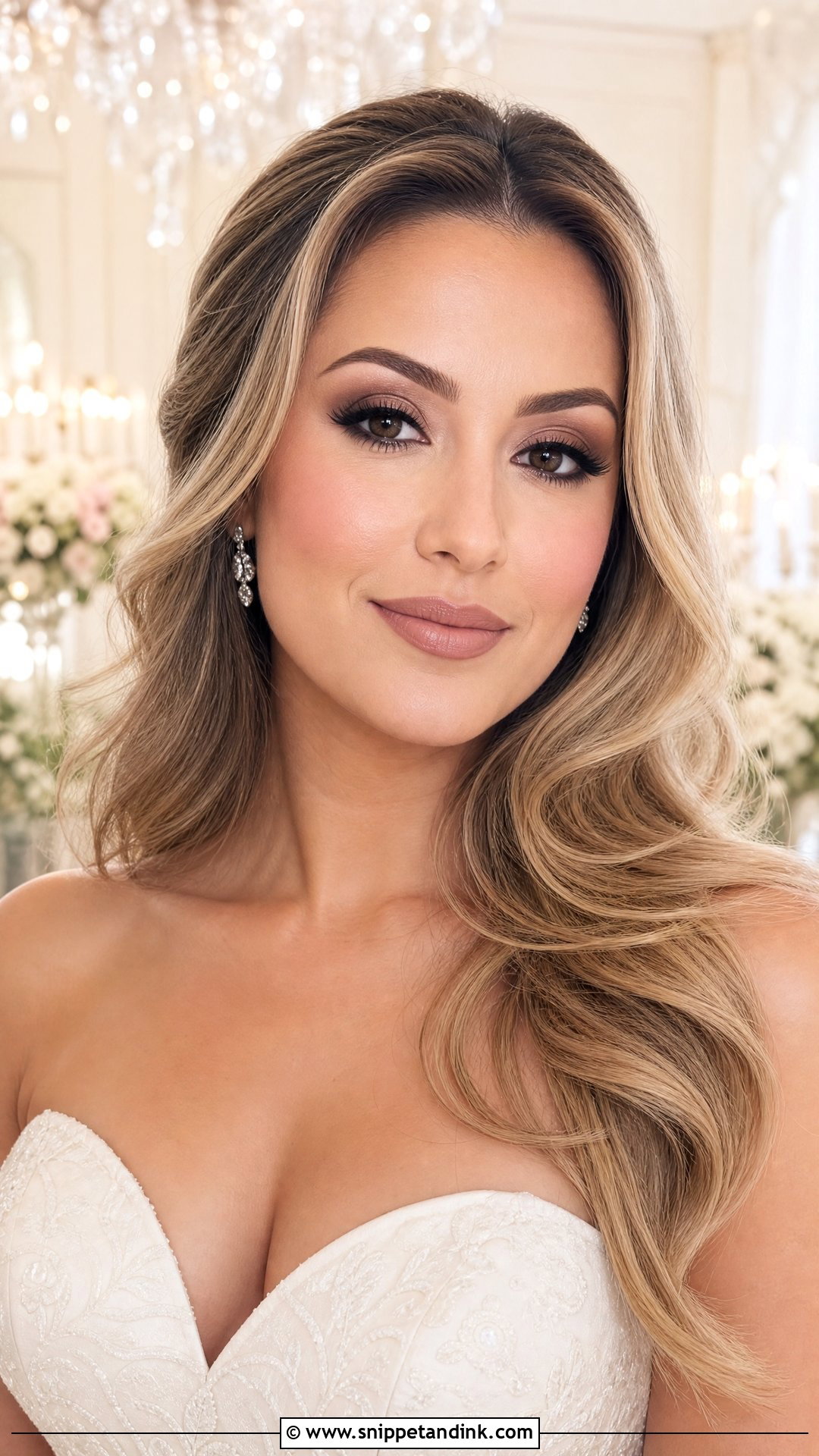 Neutral Smokey Bridal Makeup - Snippet and Ink - 25 Clean Bridal Makeup Ideas