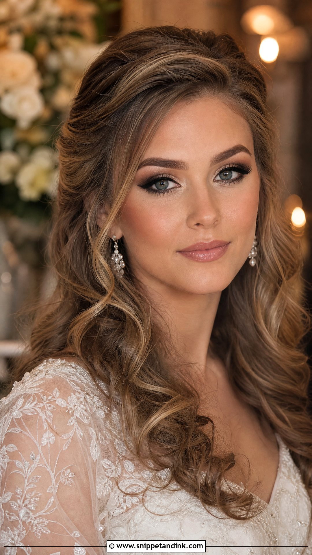 Neutral Smokey Eye Bridal Makeup - Snippet and Ink - 25 Neutral Bridal Makeup Ideas