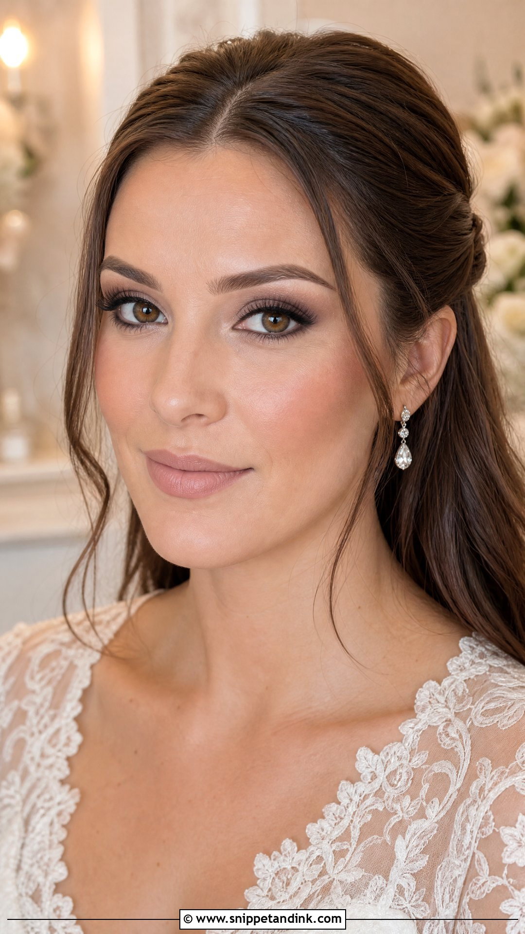 Neutral Smokey Eye Wedding Makeup for Brown Eyes - Snippet and Ink - 20 Neutral Wedding Makeup for Brown Eyes