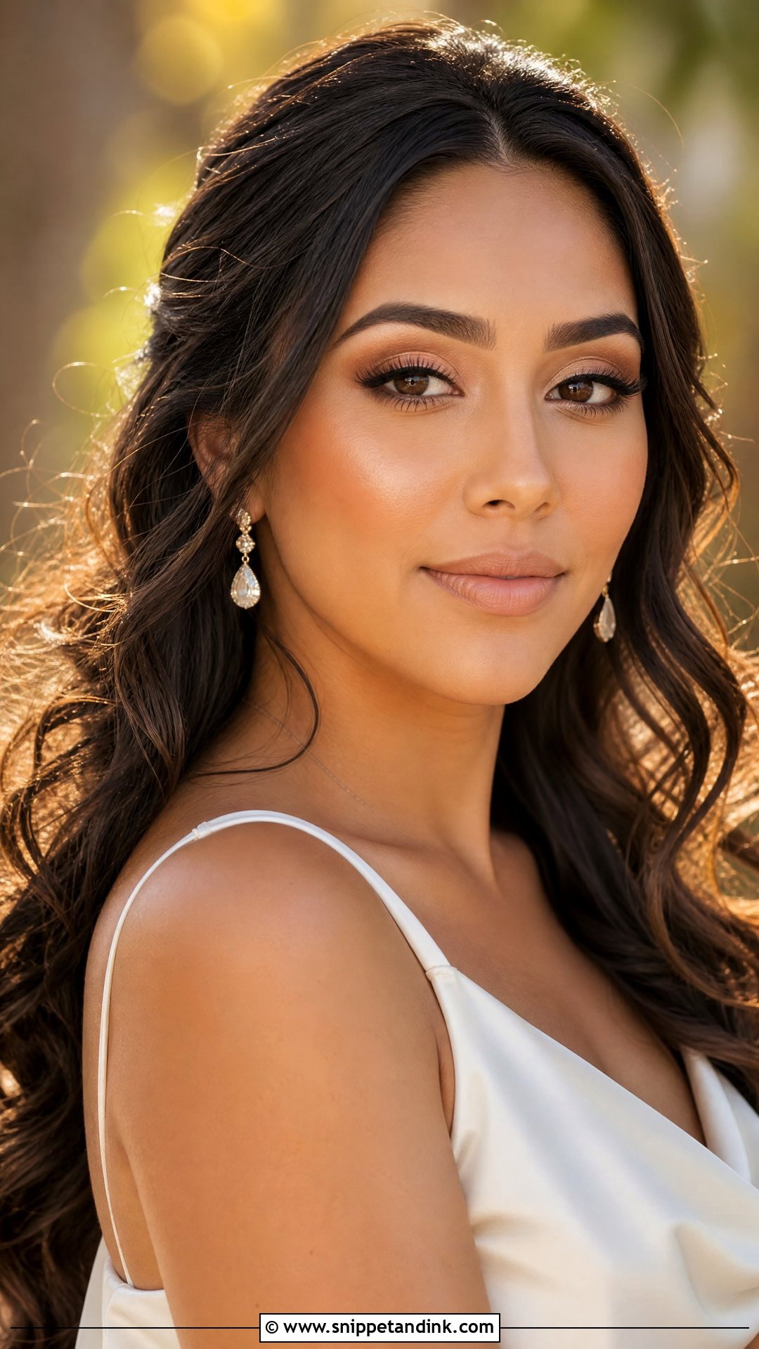 Neutral Wedding Makeup With Bronze Eyes - Snippet and Ink - 25 Neutral Wedding Makeup Ideas
