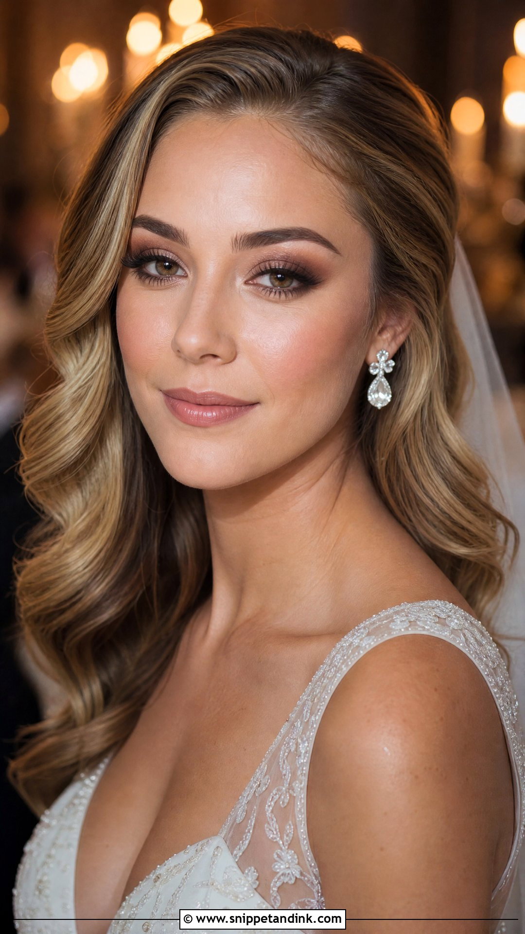 Neutral Wedding Makeup With Brown Smokey Eyes - Snippet and Ink - 25 Neutral Wedding Makeup Ideas