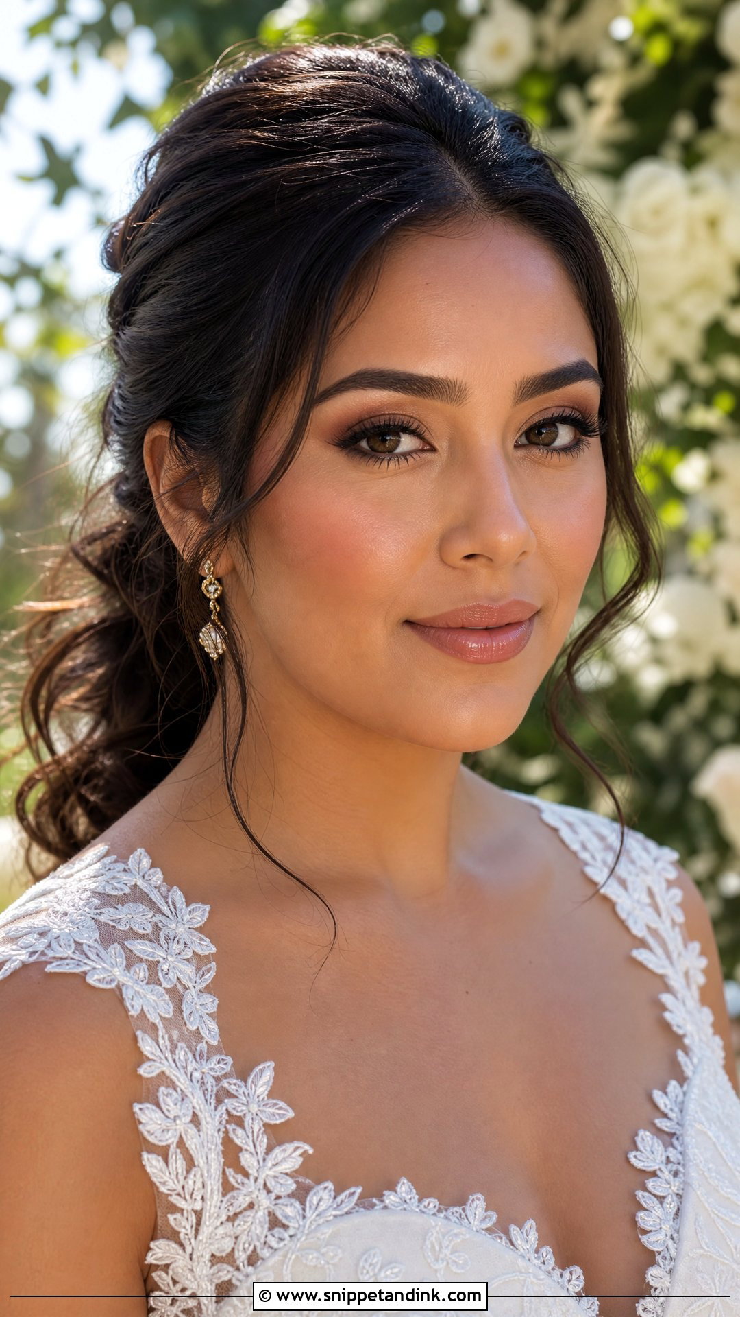 Neutral Wedding Makeup With Cream Blush - Snippet and Ink - 25 Neutral Wedding Makeup Ideas