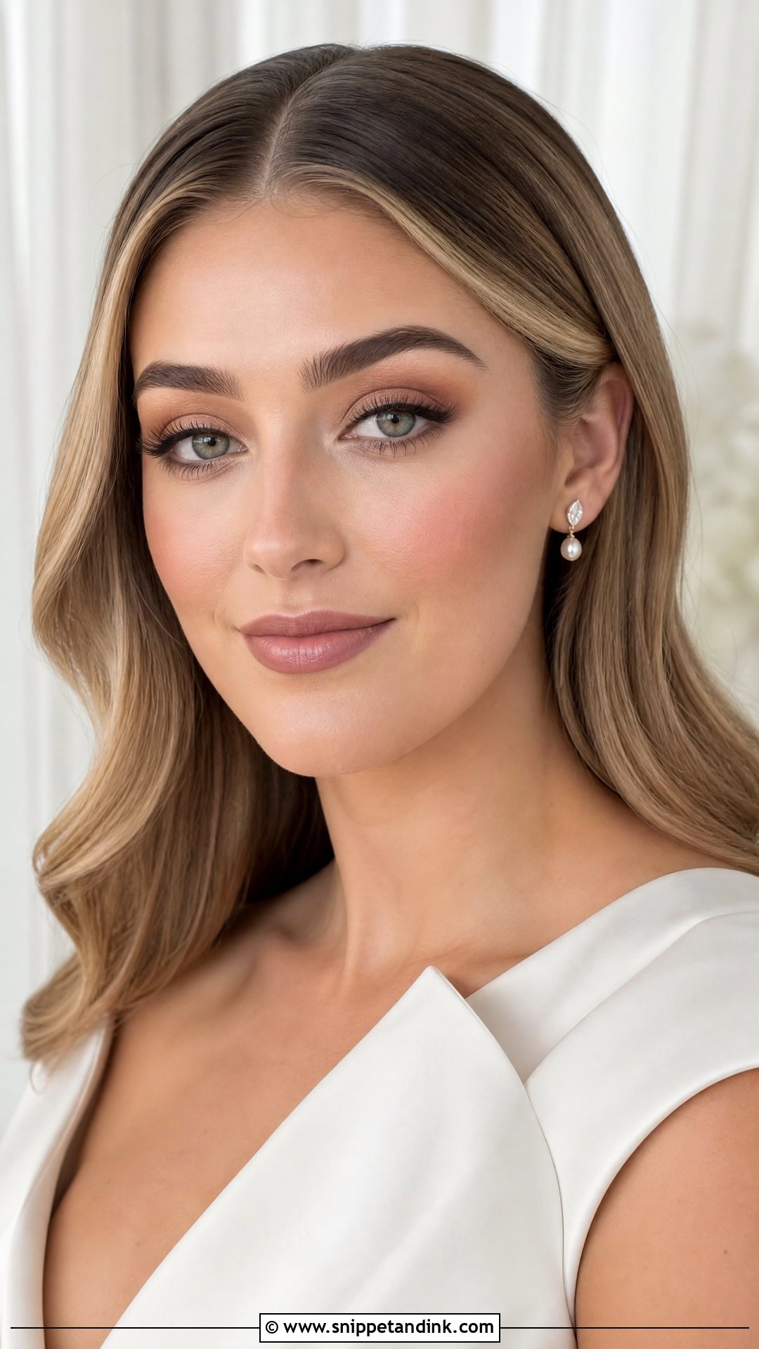 Neutral Wedding Makeup With Full Brows - Snippet and Ink - 25 Neutral Wedding Makeup Ideas