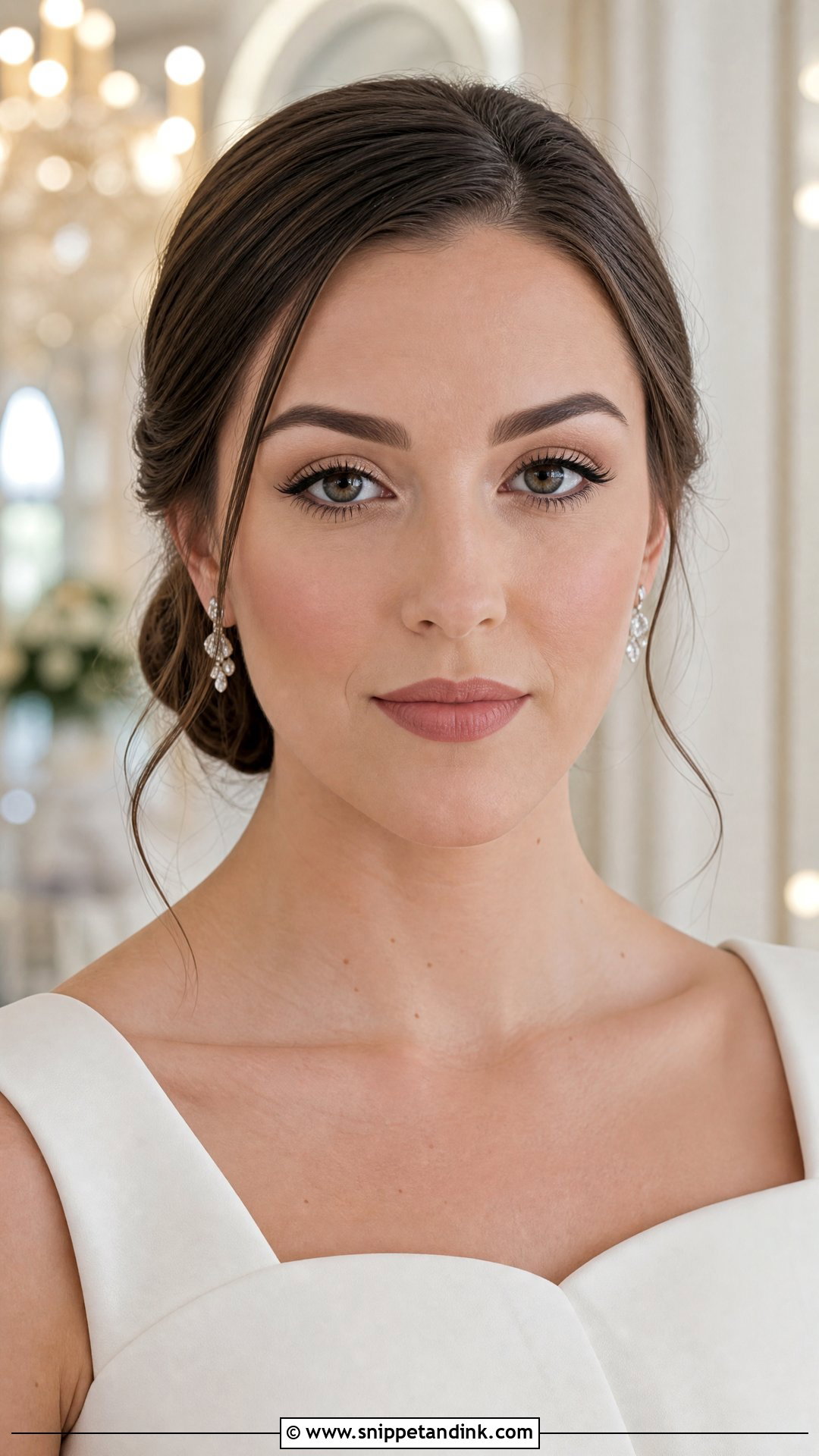 Neutral Wedding Makeup With Matte Skin - Snippet and Ink - 25 Neutral Wedding Makeup Ideas