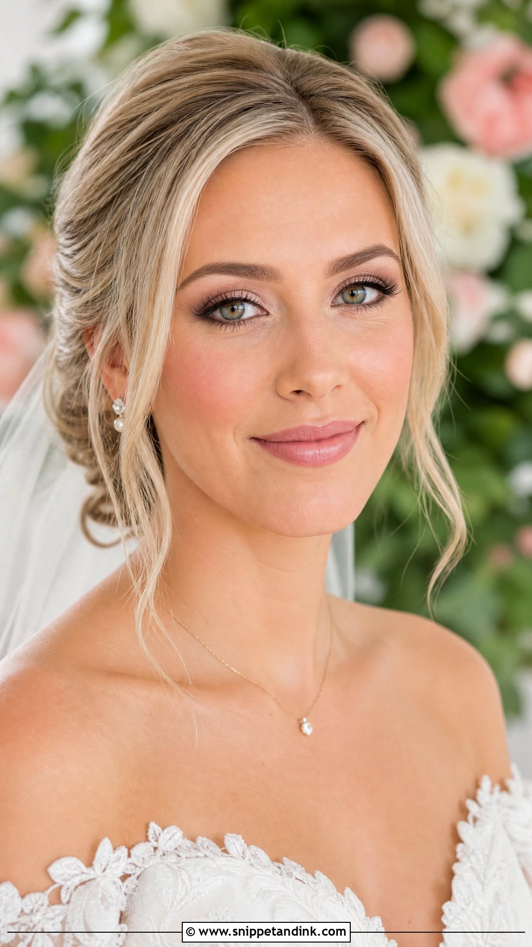 Neutral Wedding Makeup With Pink Blush - Snippet and Ink - 25 Neutral Wedding Makeup Ideas
