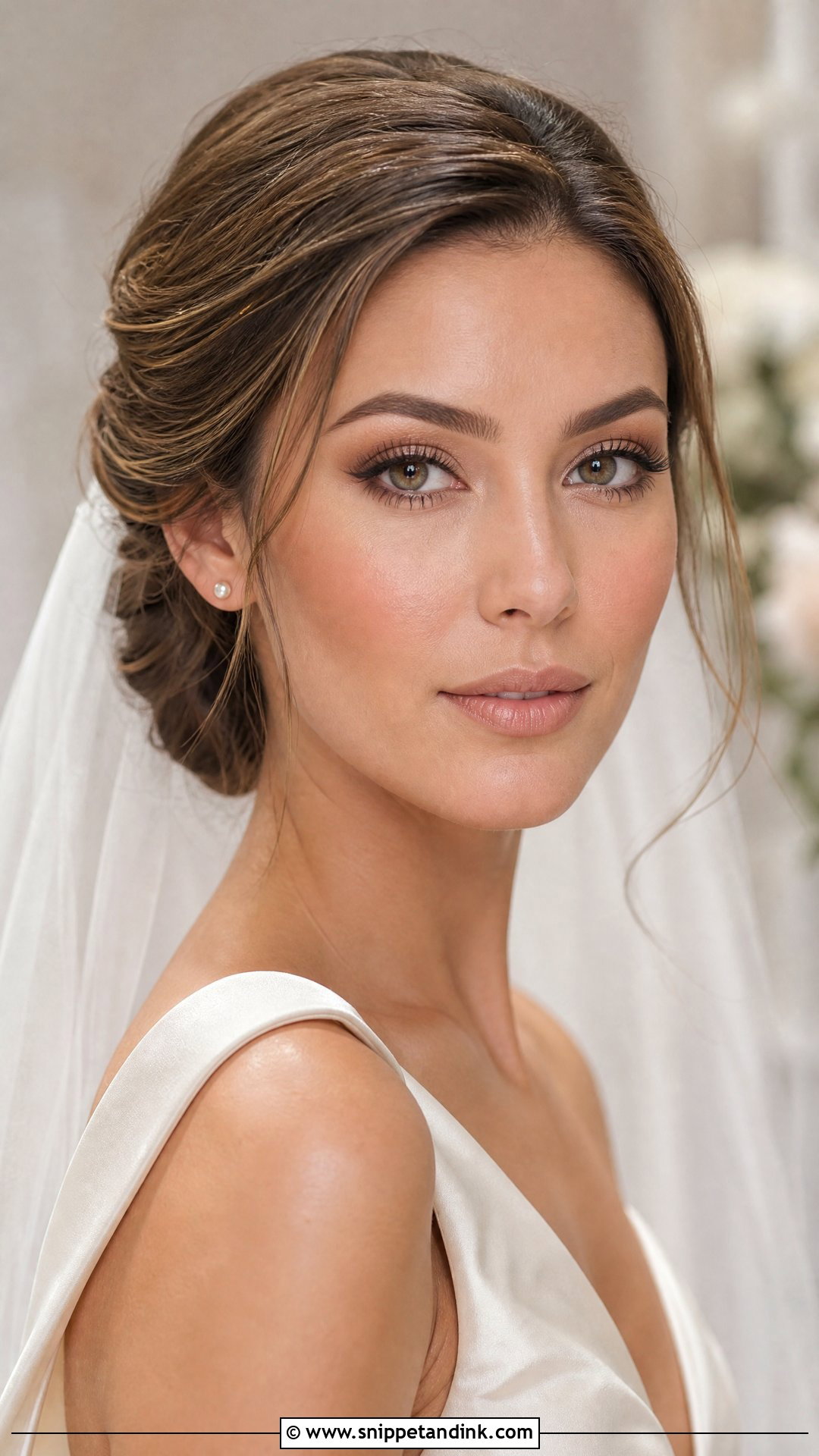 Neutral Wedding Makeup With Soft Contour - Snippet and Ink - 25 Neutral Wedding Makeup Ideas