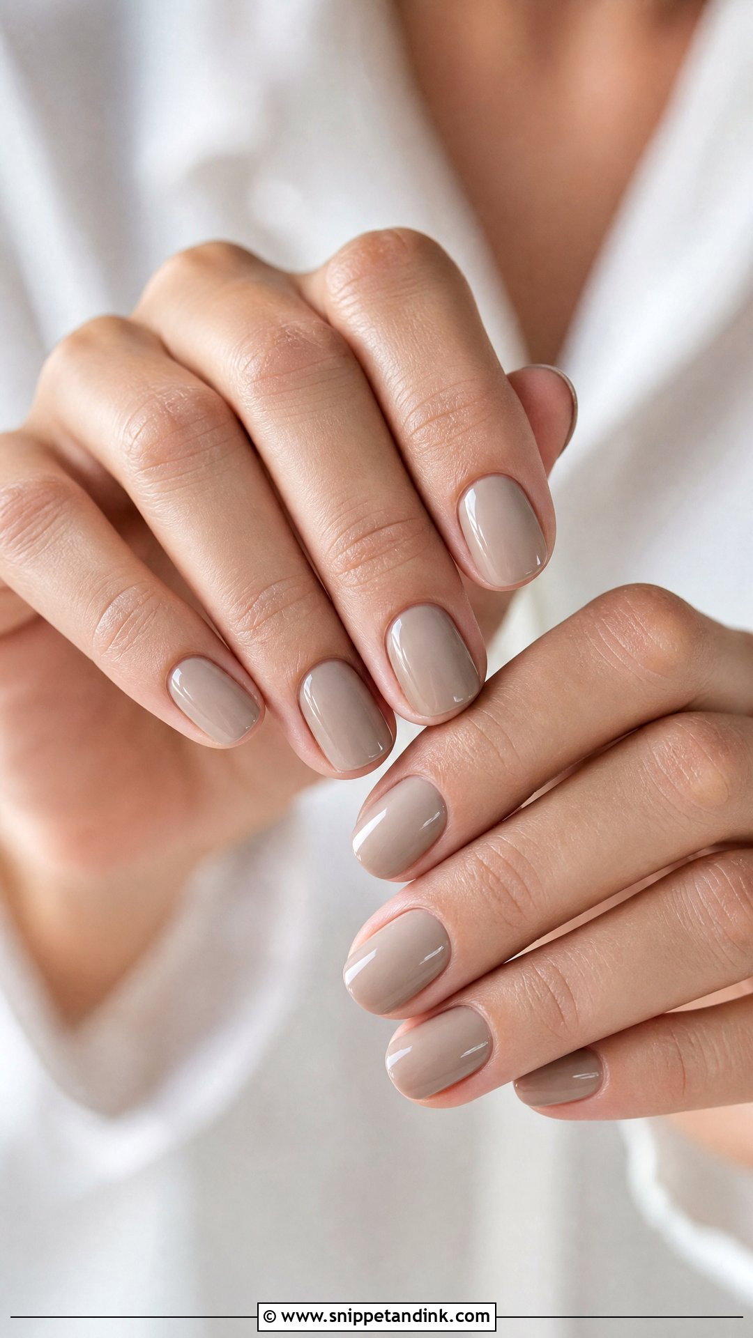 Neutral Wedding Nails - Snippet and Ink - 35 Wedding Nails Design