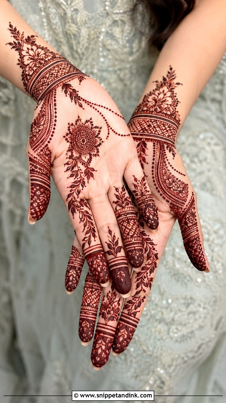 New Front Hand Mehndi Design - Snippet and Ink - 35 Latest Front Hand Mehndi Designs