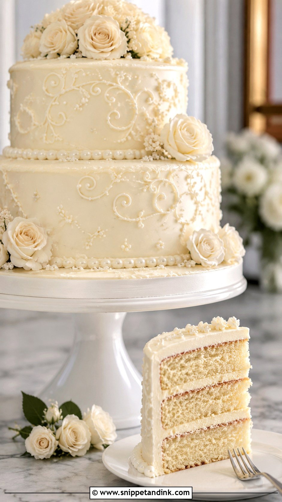 New Orleans Wedding Cake With Almond Cake - Snippet and Ink - 25 New Orleans Wedding Cake Ideas