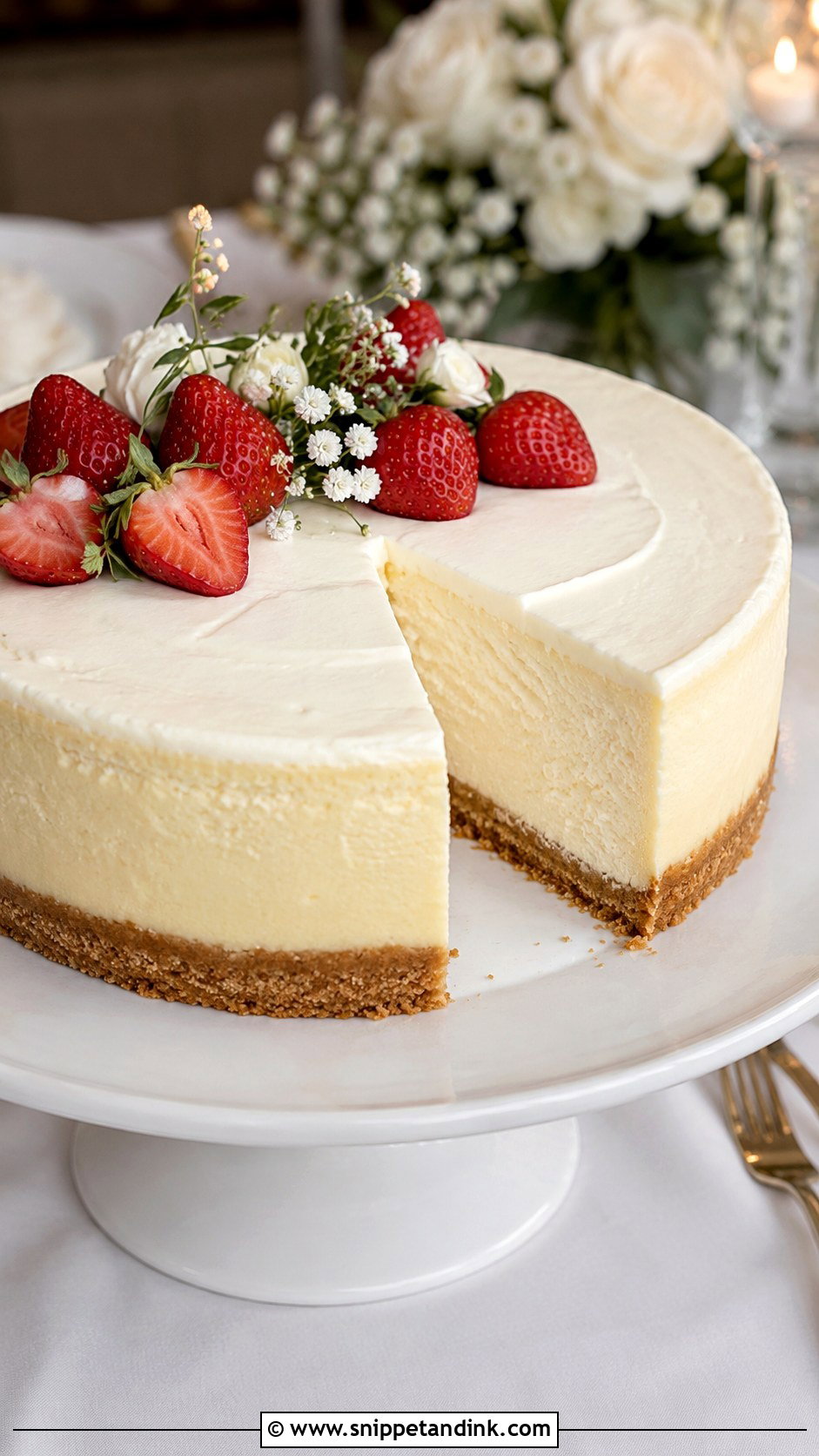 New York Cheesecake Wedding Cake - Snippet and Ink - 20 Cheesecakes for Weddings