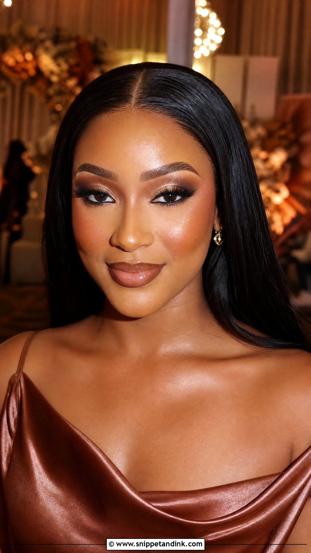 Nigerian Wedding Bronze Makeup - Snippet and Ink - 20 Nigerian Wedding Makeup Ideas