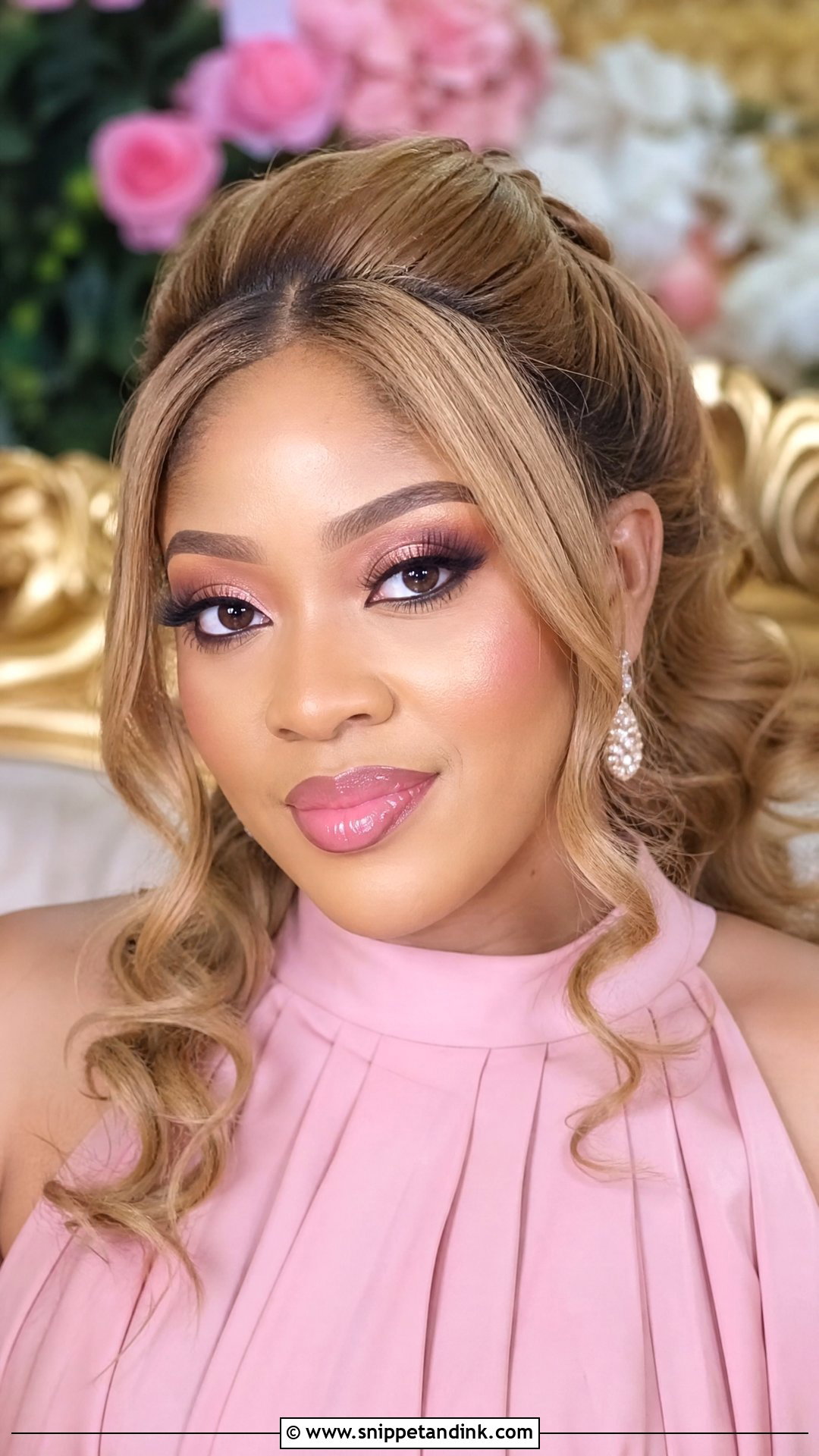 Nigerian Wedding Pink Glam Makeup - Snippet and Ink - 20 Nigerian Wedding Makeup Ideas