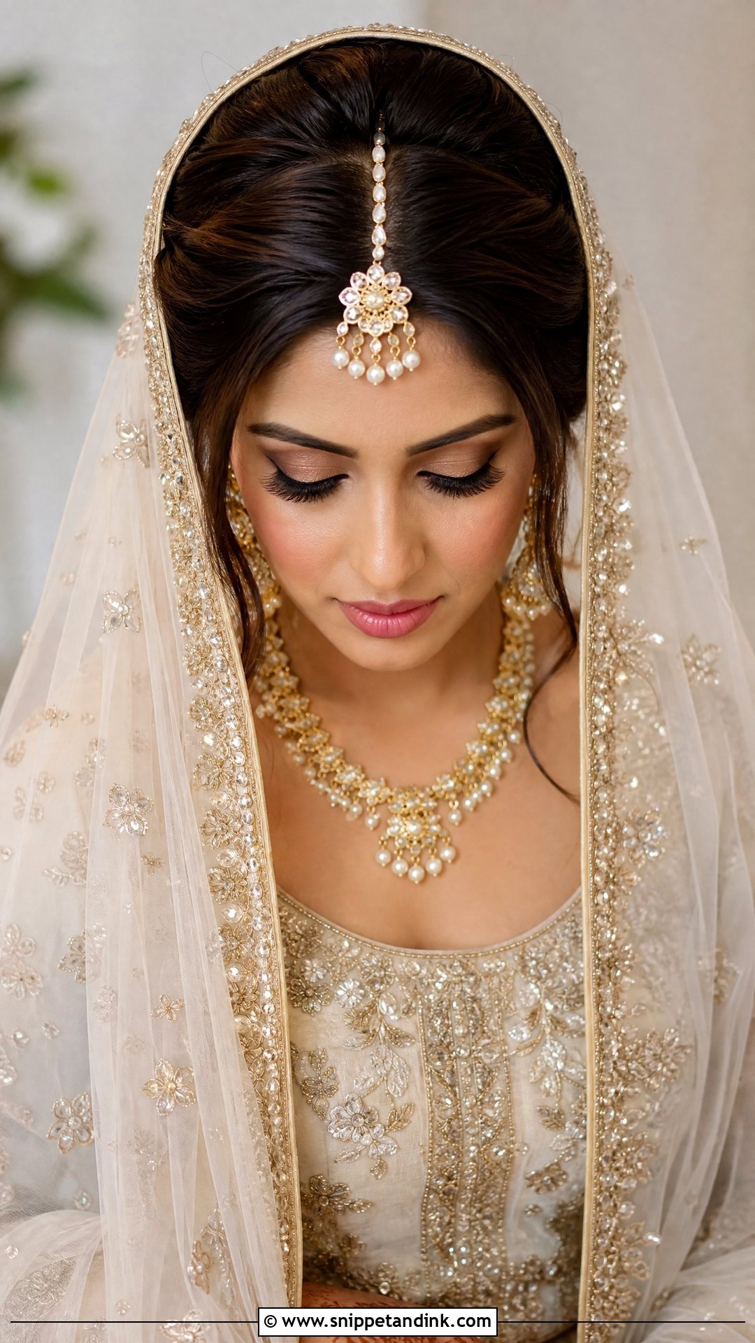 Nikah Bridal Tikka Hairstyle - Snippet and Ink - 20 Nikah Bridal Hair Hairstyles