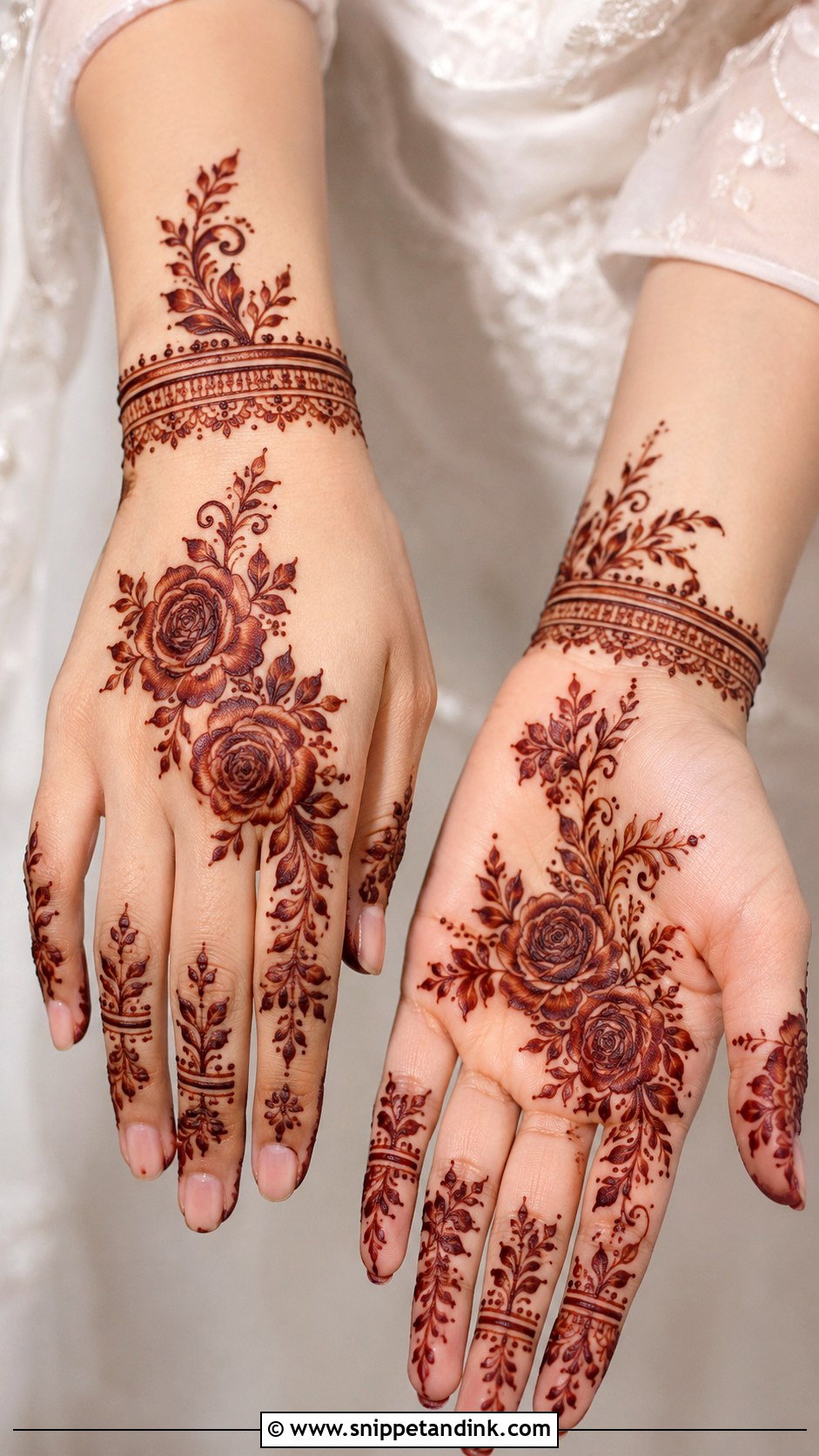 Nikah Mehndi Design - Snippet and Ink - 35 Henna (Mehndi) Design Ideas