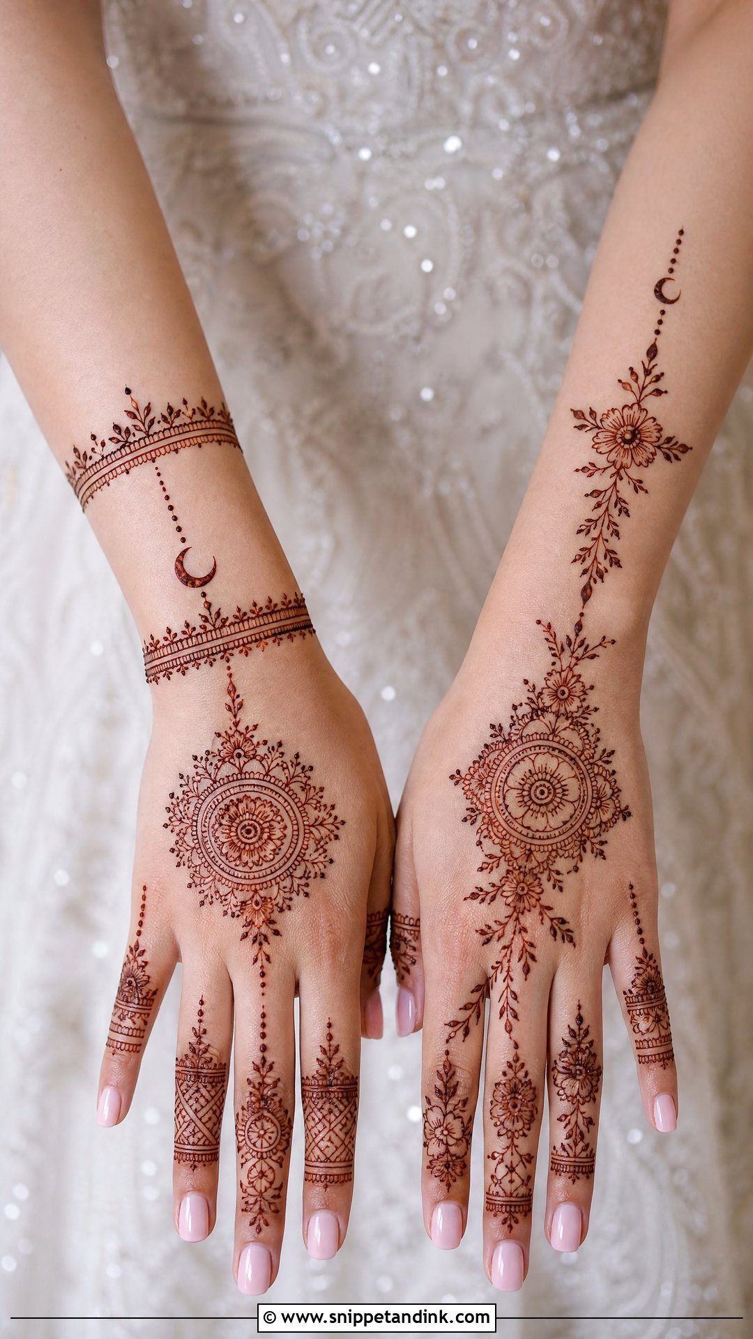 Nikah Muslim Bridal Mehndi Design - Snippet and Ink - 30 Unique Muslim Bridal Mehndi Designs