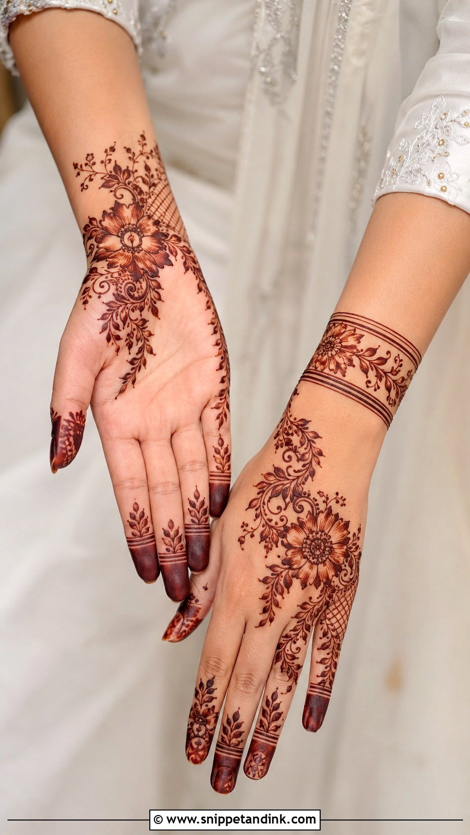 Nikah Wedding Mehndi Design - Snippet and Ink - 35 Latest Wedding Mehndi Designs