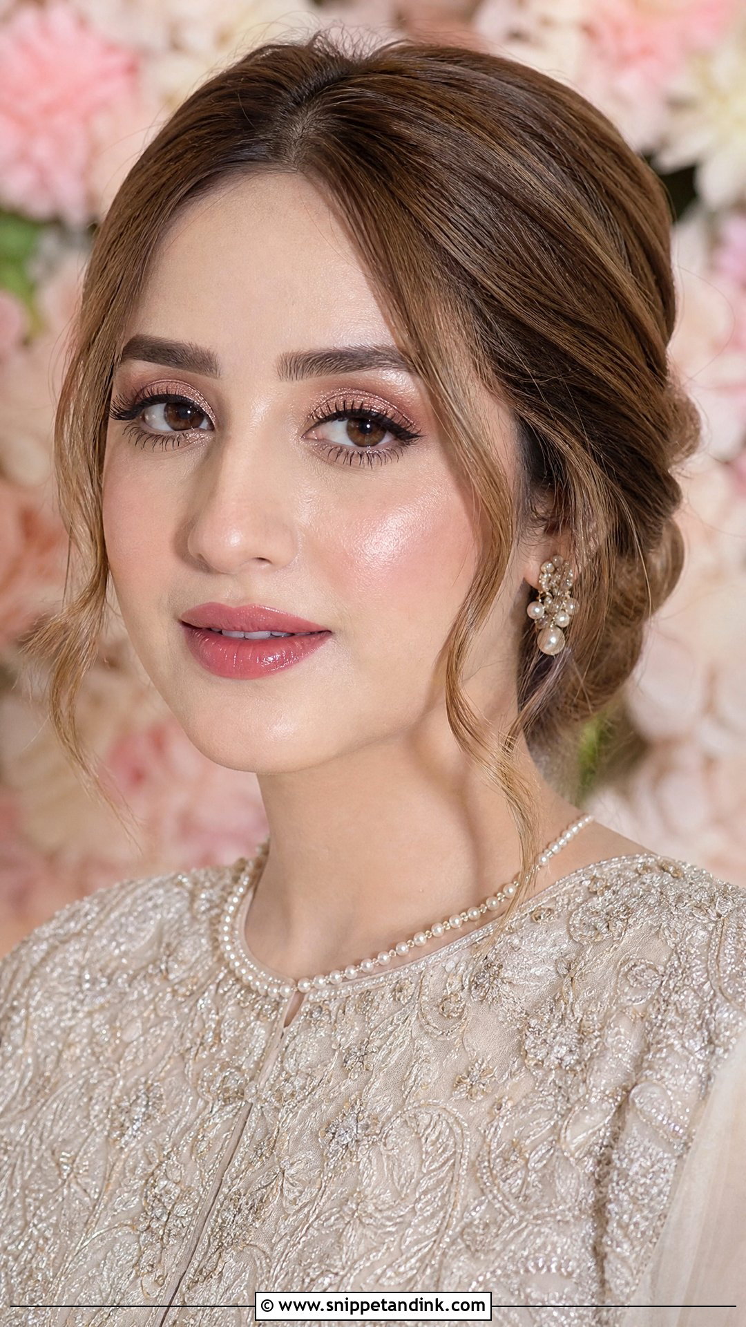 Nikkah Soft Pink Makeup - Snippet and Ink - 20 Desi Wedding Makeup Looks