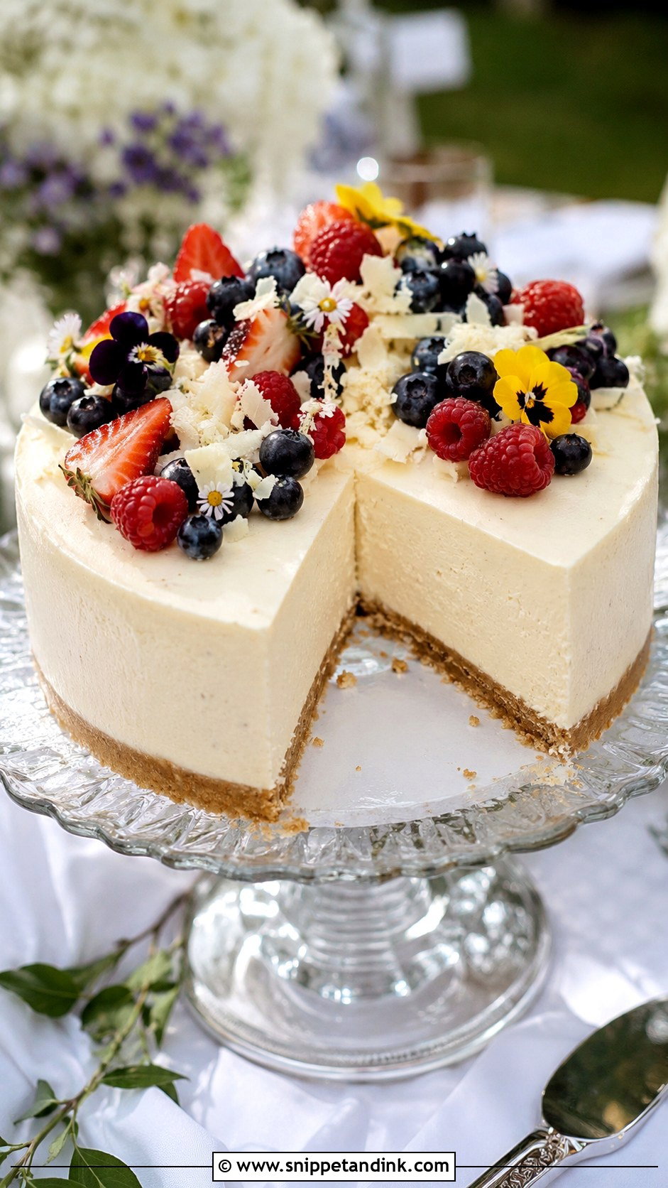 No Bake Cheesecake Wedding Cake - Snippet and Ink - 20 Cheesecakes for Weddings