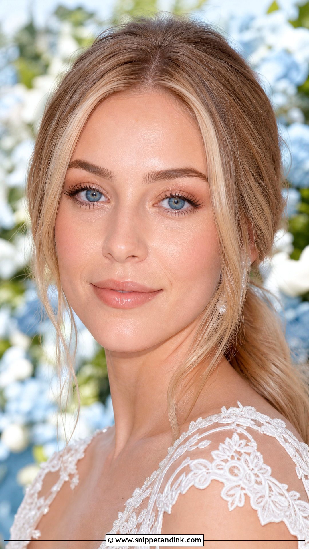 No Makeup Bridal Look For Blue Eyes - Snippet and Ink - 20 No Makeup Makeup Bridal Ideas