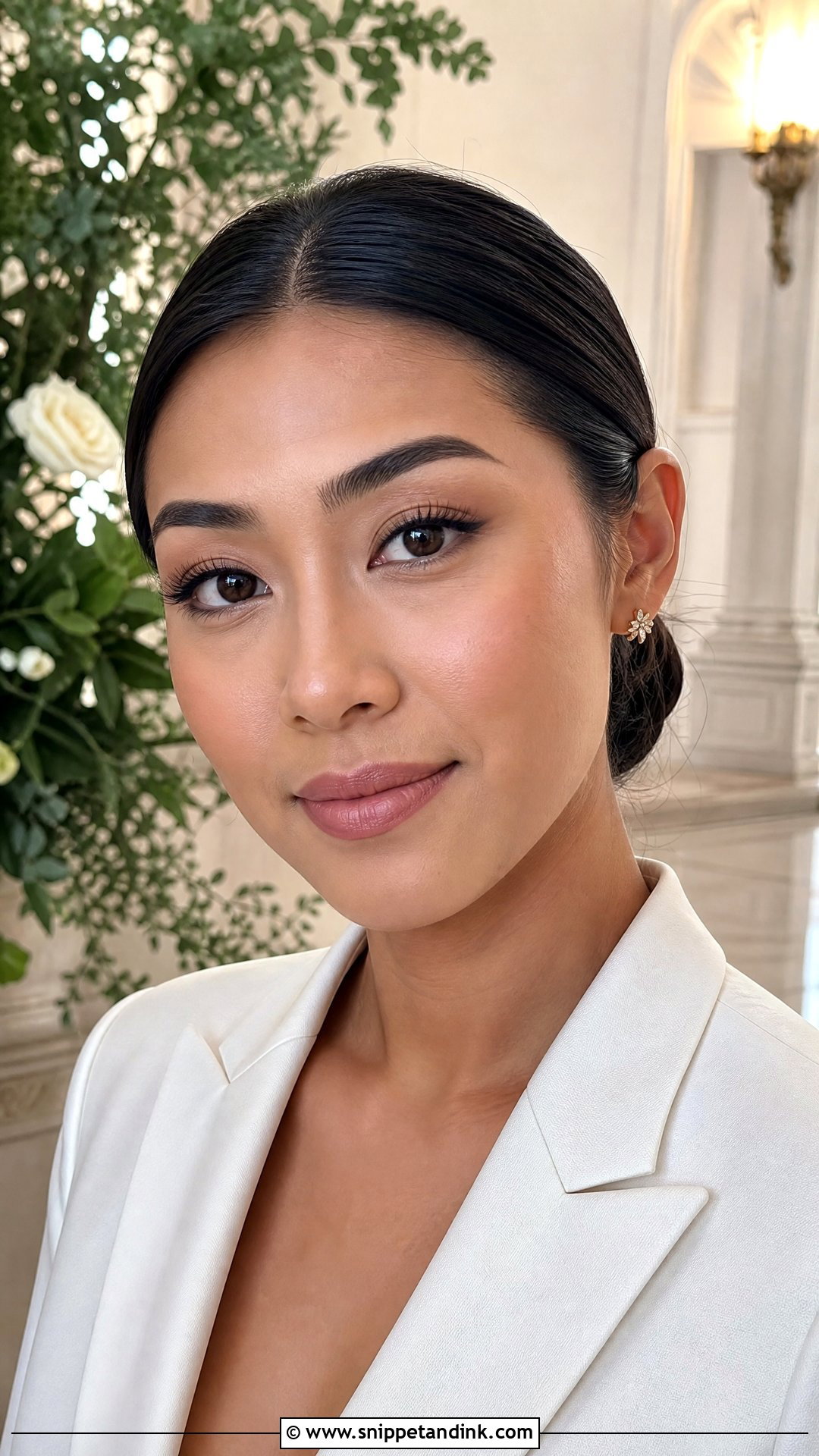 No Makeup Bridal Look For City Hall Wedding - Snippet and Ink - 20 No Makeup Makeup Bridal Ideas