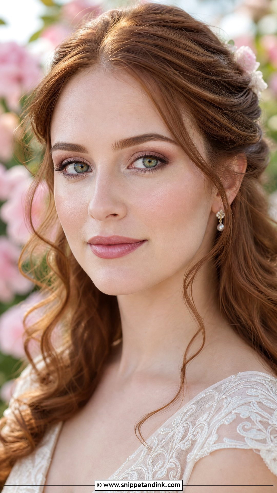 No Makeup Bridal Look For Green Eyes - Snippet and Ink - 20 No Makeup Makeup Bridal Ideas