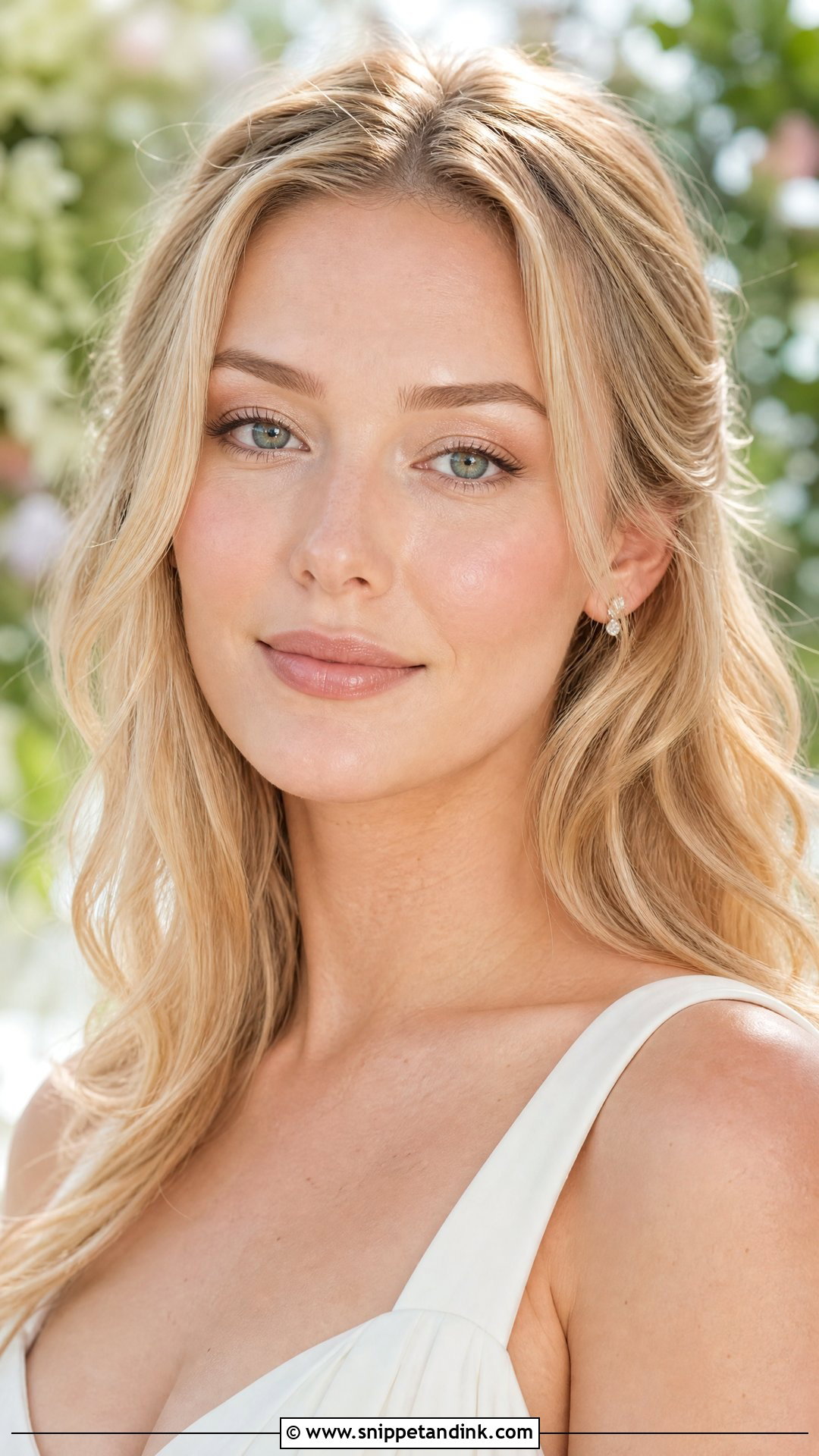 No Makeup Bridal Look With Dewy Skin - Snippet and Ink - 20 No Makeup Makeup Bridal Ideas