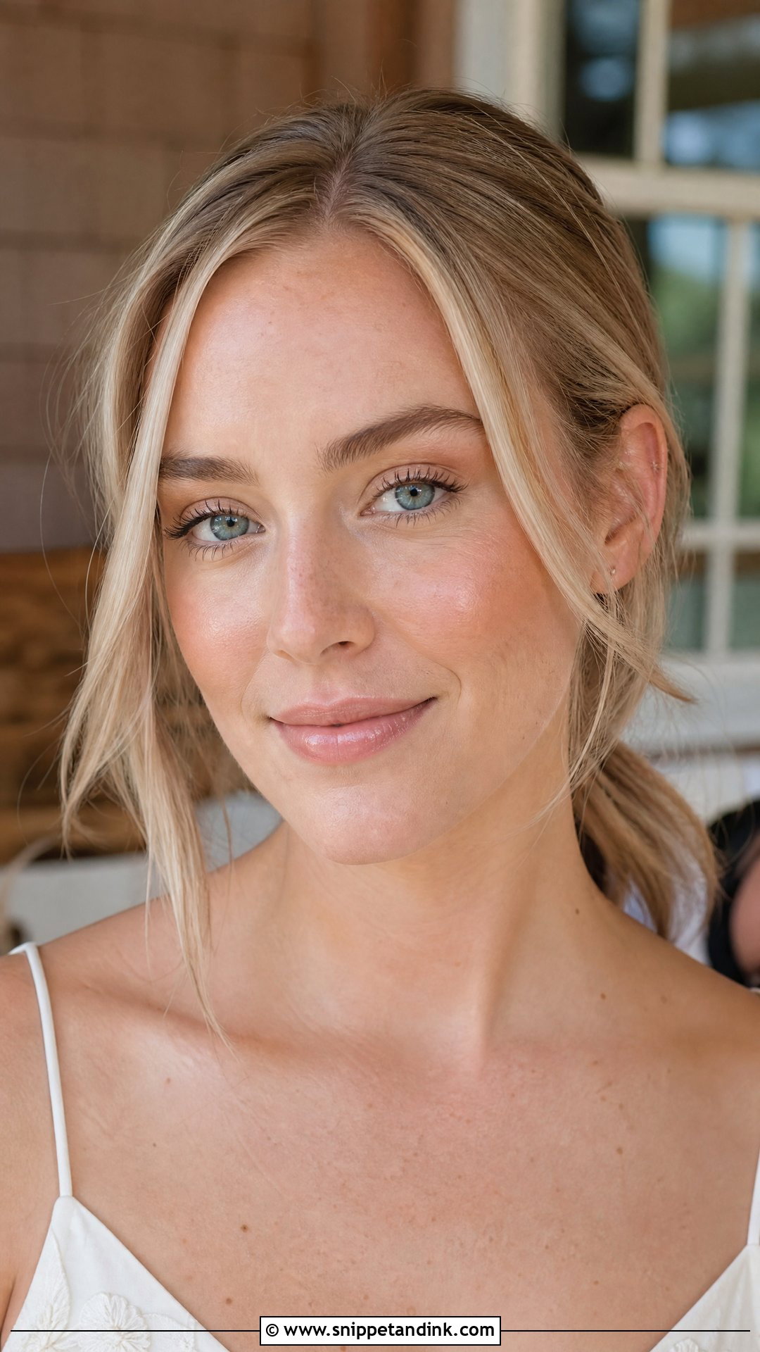 No Makeup Bridal Makeup For Blue Eyes - Snippet and Ink - 20 Glowy Bridal Makeup for Blue Eyes