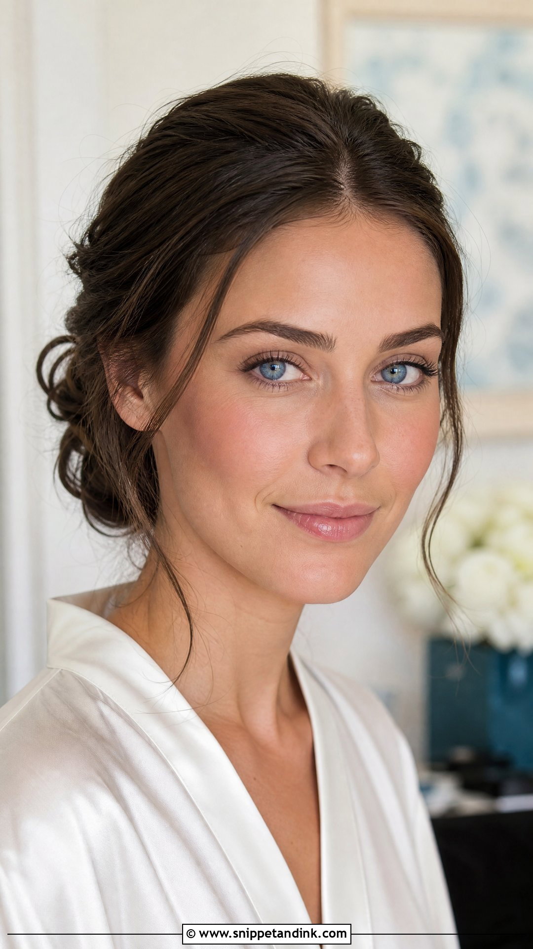 No Makeup Wedding Makeup For Blue Eyes Brunette - Snippet and Ink - 20 Natural Wedding Makeup for Blue Eyes Brunette