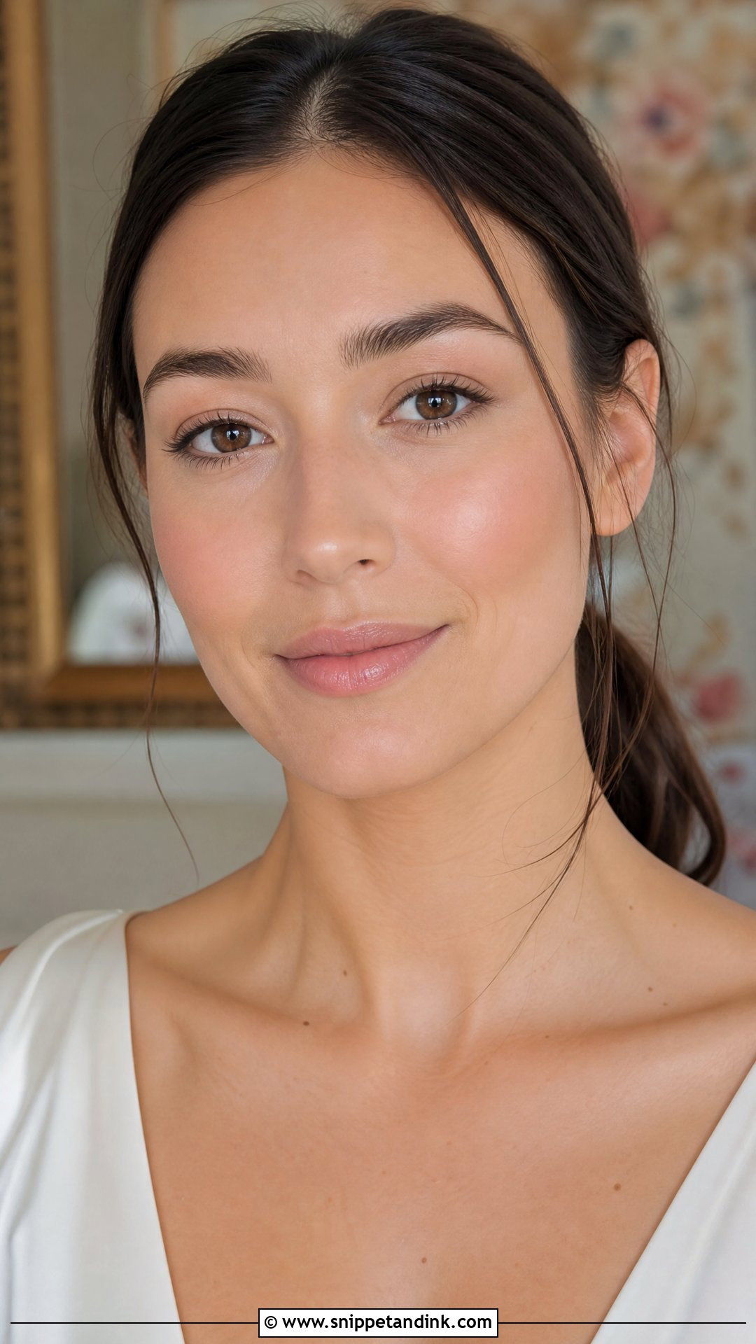 No Makeup Wedding Makeup For Brown Eyes - Snippet and Ink - 25 Soft Natural Wedding Makeup Looks for Brown Eyes