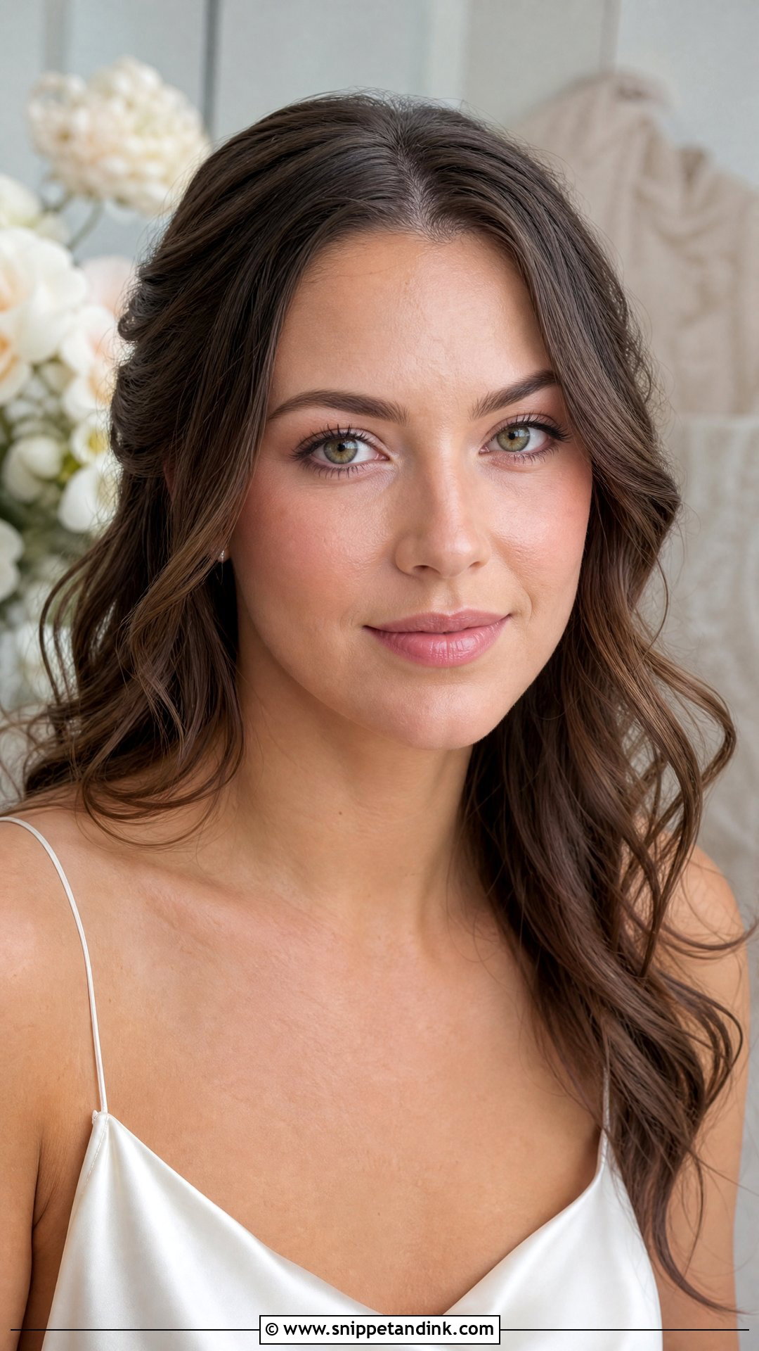 No Makeup Wedding Makeup For Green Eyes Brunette - Snippet and Ink - 20 Natural Wedding Makeup for Green Eyes Brunette