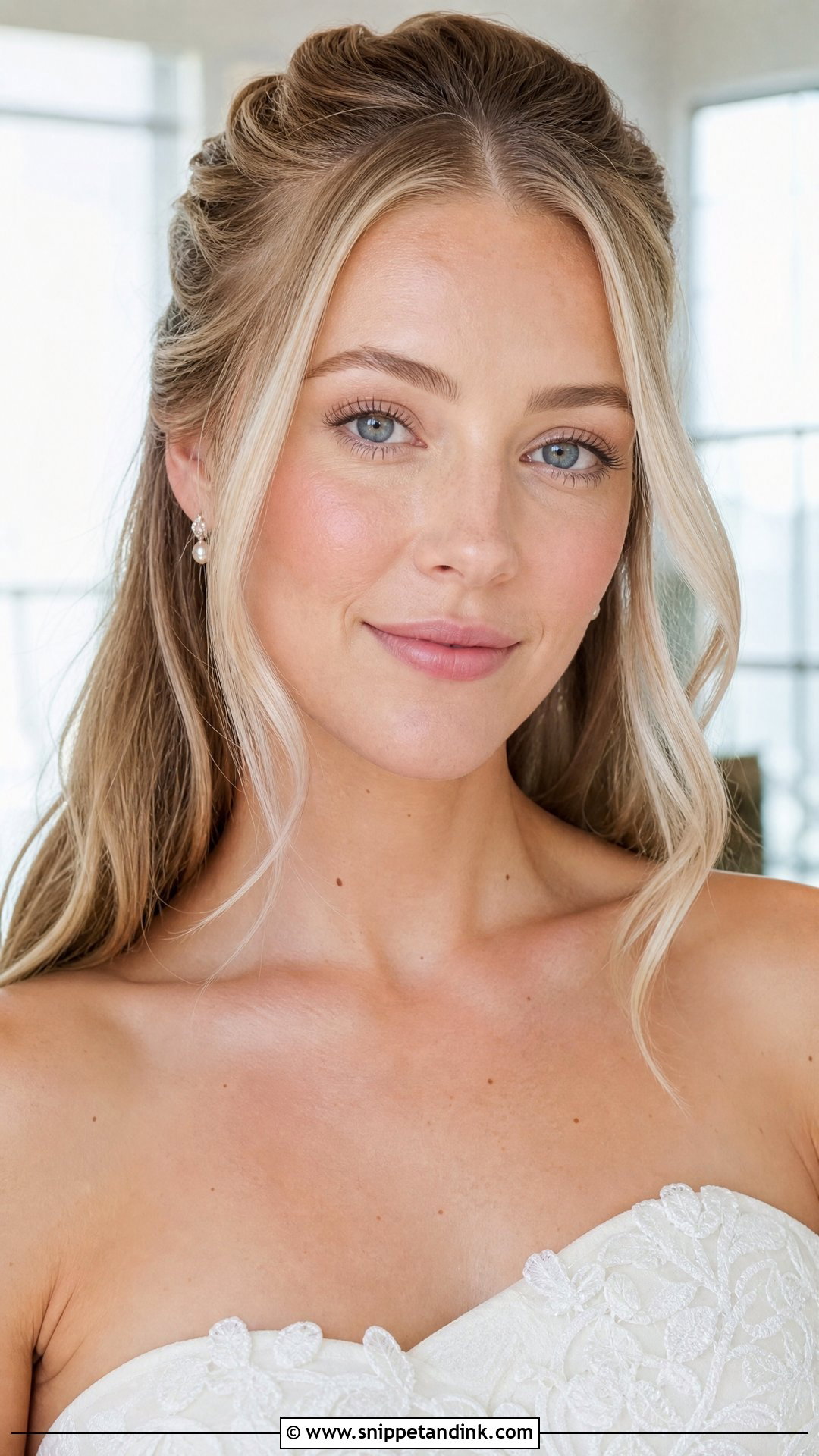 No Makeup Wedding Makeup With Natural Brows - Snippet and Ink - 20 No Makeup Makeup Wedding Ideas