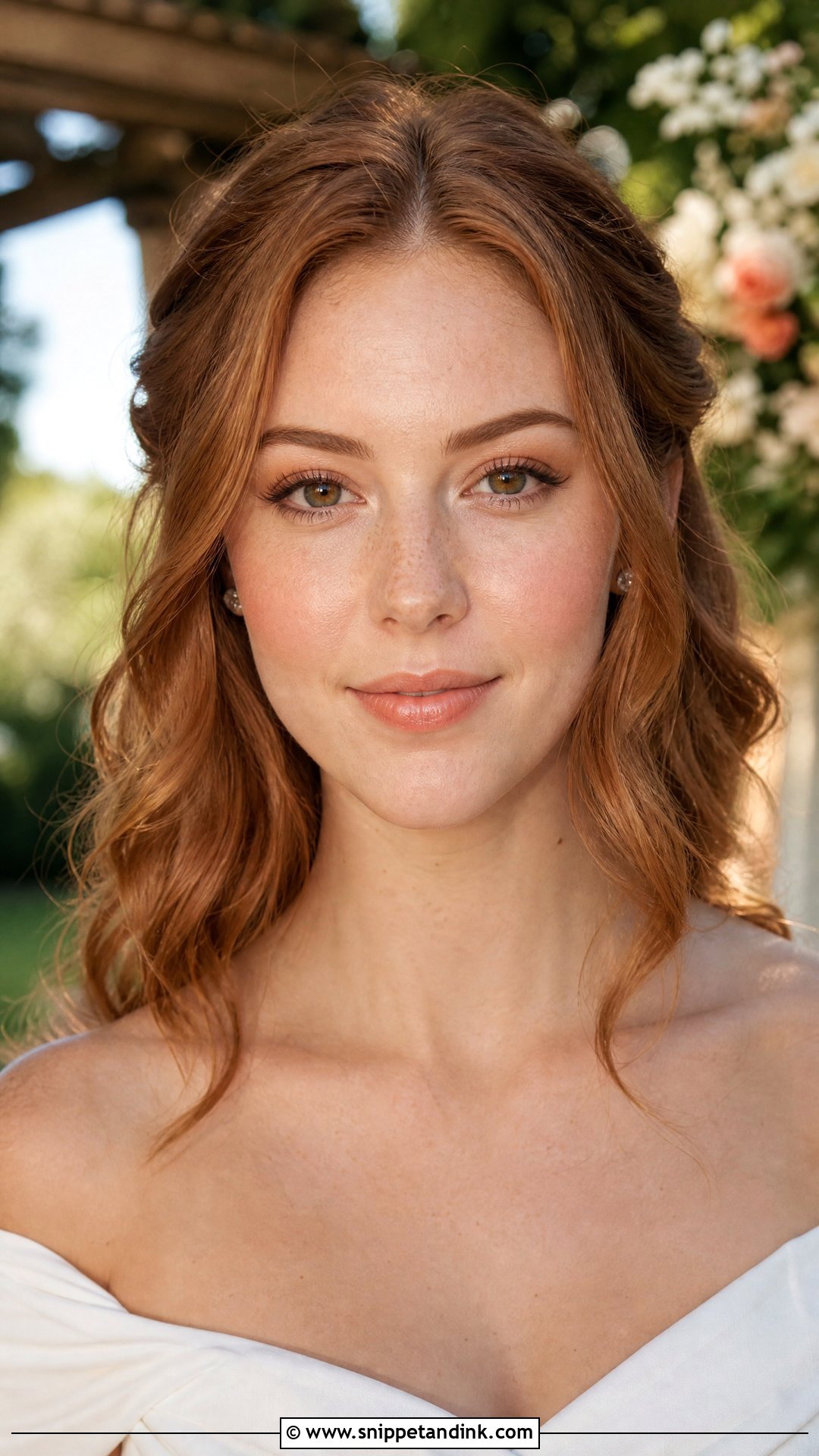 No Makeup Wedding Makeup With Peach Blush - Snippet and Ink - 20 No Makeup Makeup Wedding Ideas