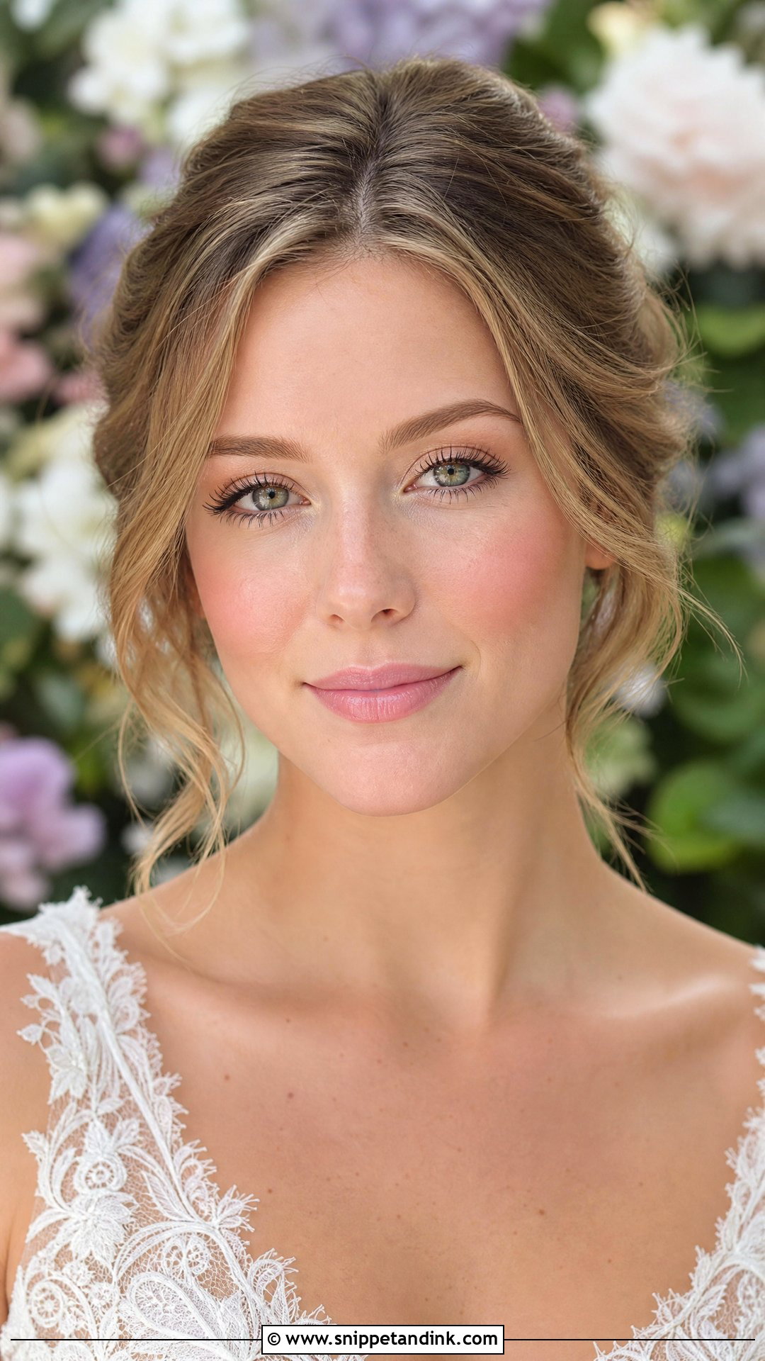 No Makeup Wedding Makeup With Pink Blush - Snippet and Ink - 20 No Makeup Makeup Wedding Ideas