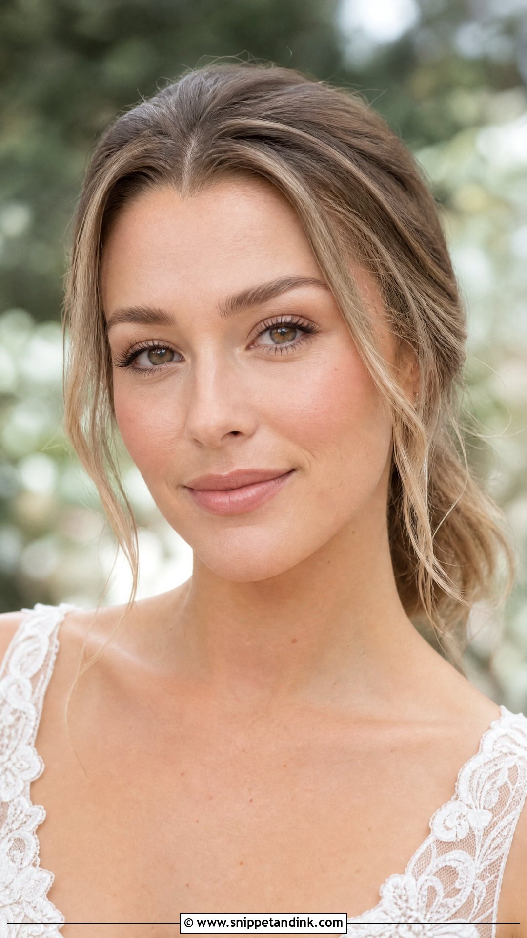 No Makeup Wedding Makeup With Soft Brown Liner - Snippet and Ink - 20 No Makeup Makeup Wedding Ideas