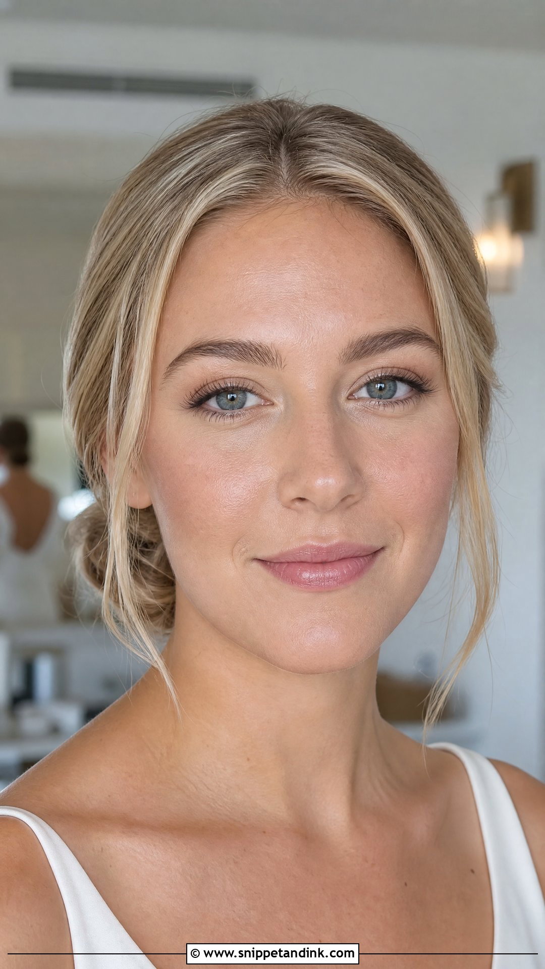 No Makeup Wedding Makeup With Tinted Lip Balm - Snippet and Ink - 20 No Makeup Makeup Wedding Ideas