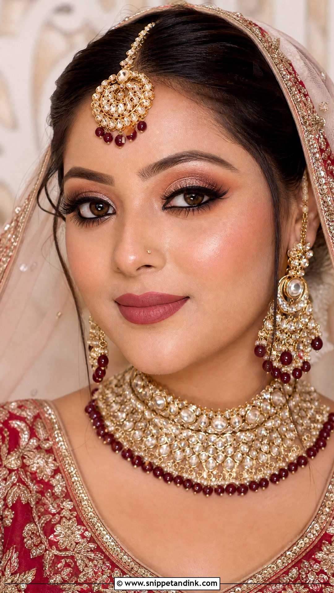 North Indian Bridal Eye Makeup - Snippet and Ink - 25 Indian Bridal Eye Makeup Ideas