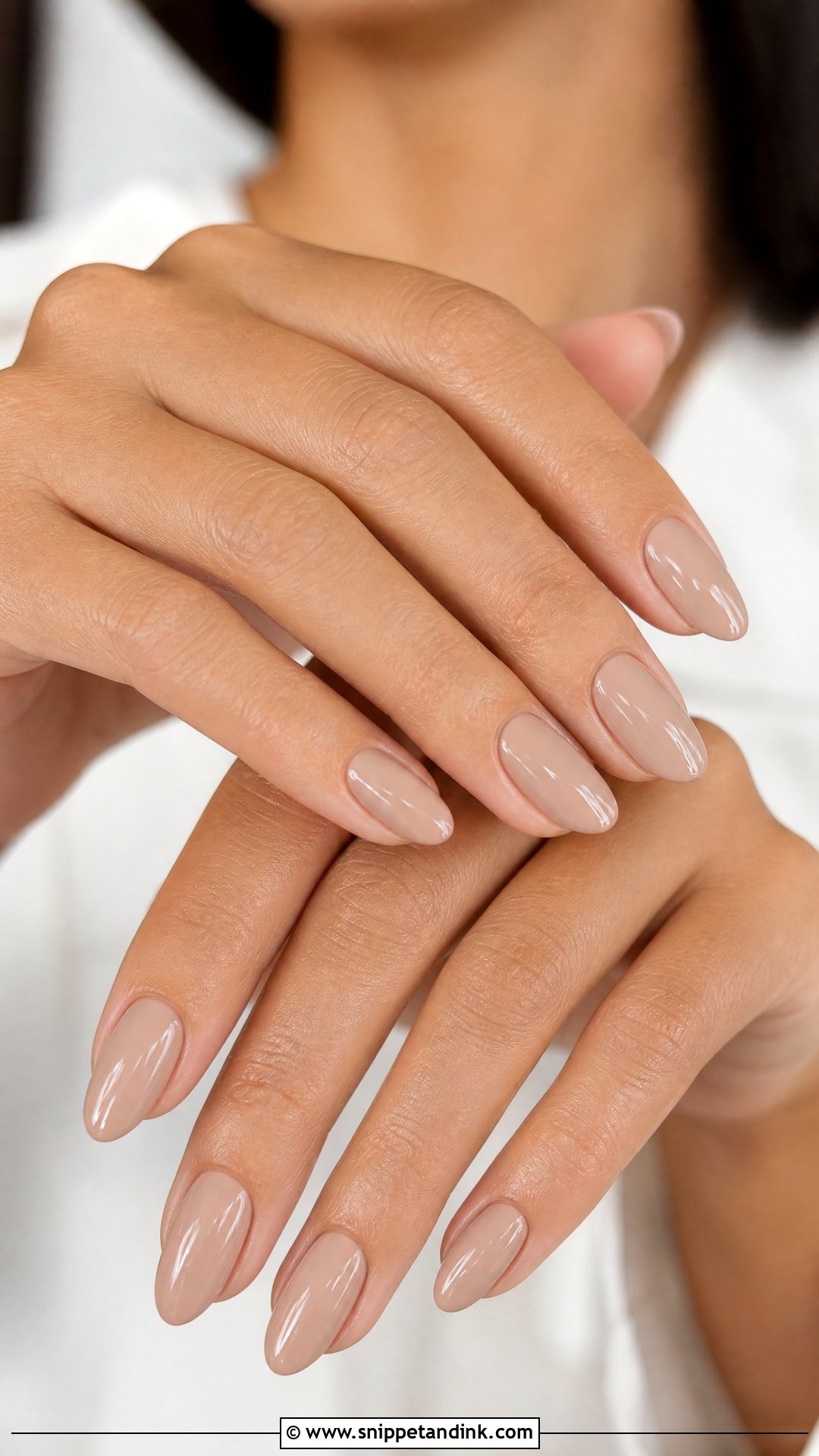 Nude Almond Nails - Snippet and Ink - 30 Classy Wedding Guest Nails Ideas