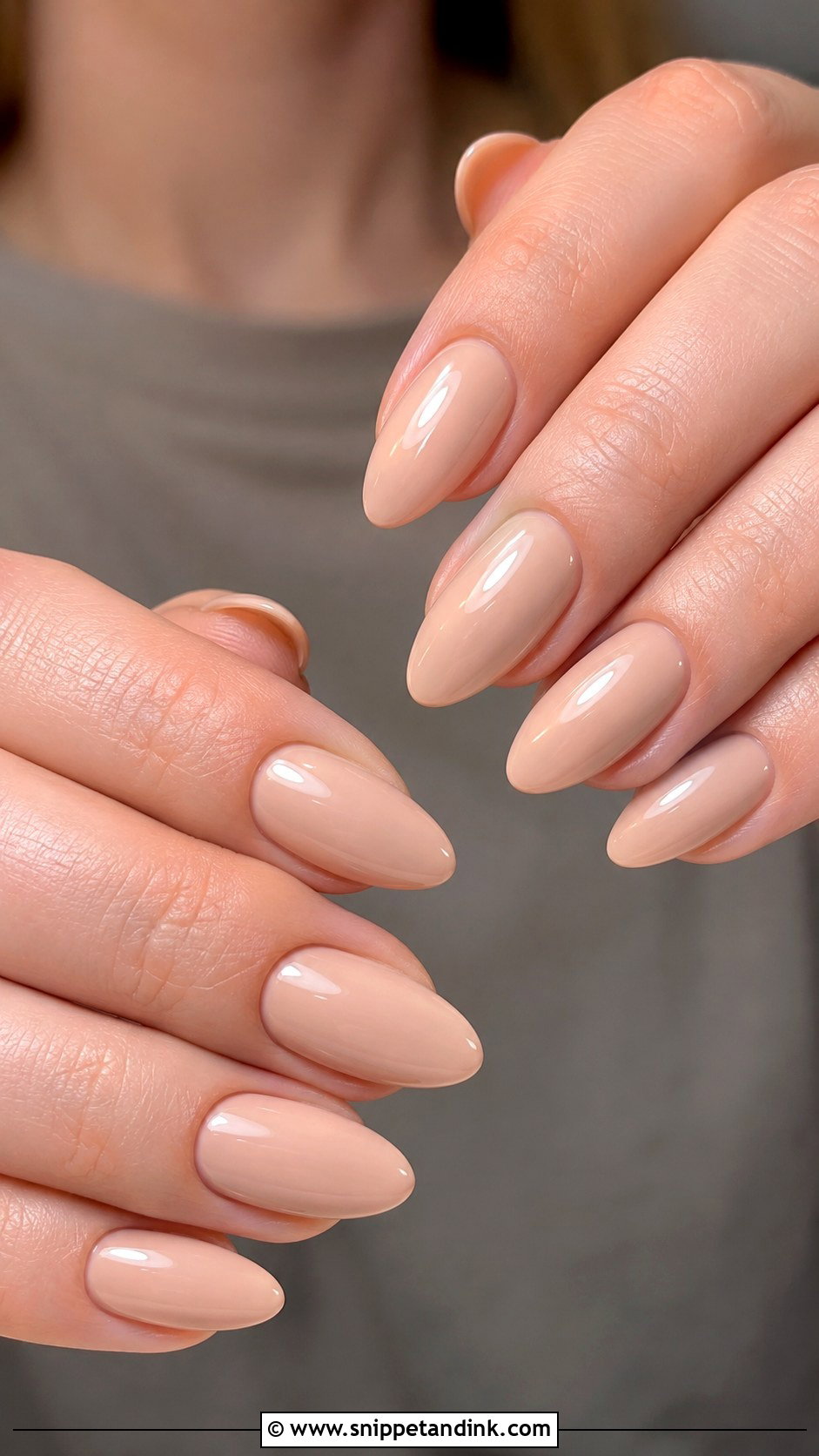 Nude Almond Wedding Guest Nails - Snippet and Ink - 20 Nail Designs for Wedding Guest