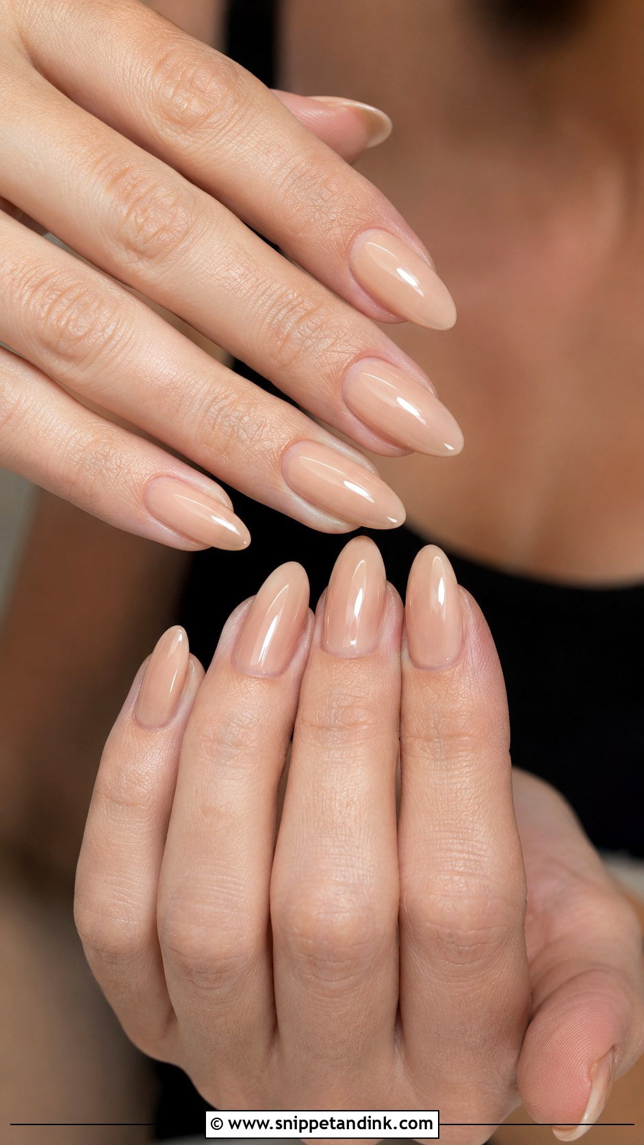 Nude Almond Wedding Nail Extensions - Snippet and Ink - 20 Wedding Nail Extensions Ideas