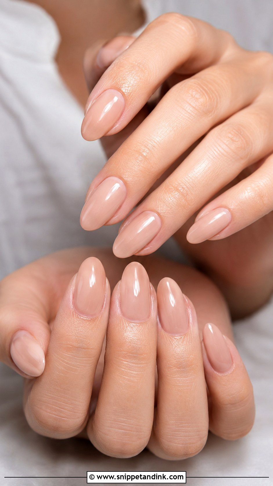 Nude Almond Wedding Nails - Snippet and Ink - 20 Almond Nails for Wedding