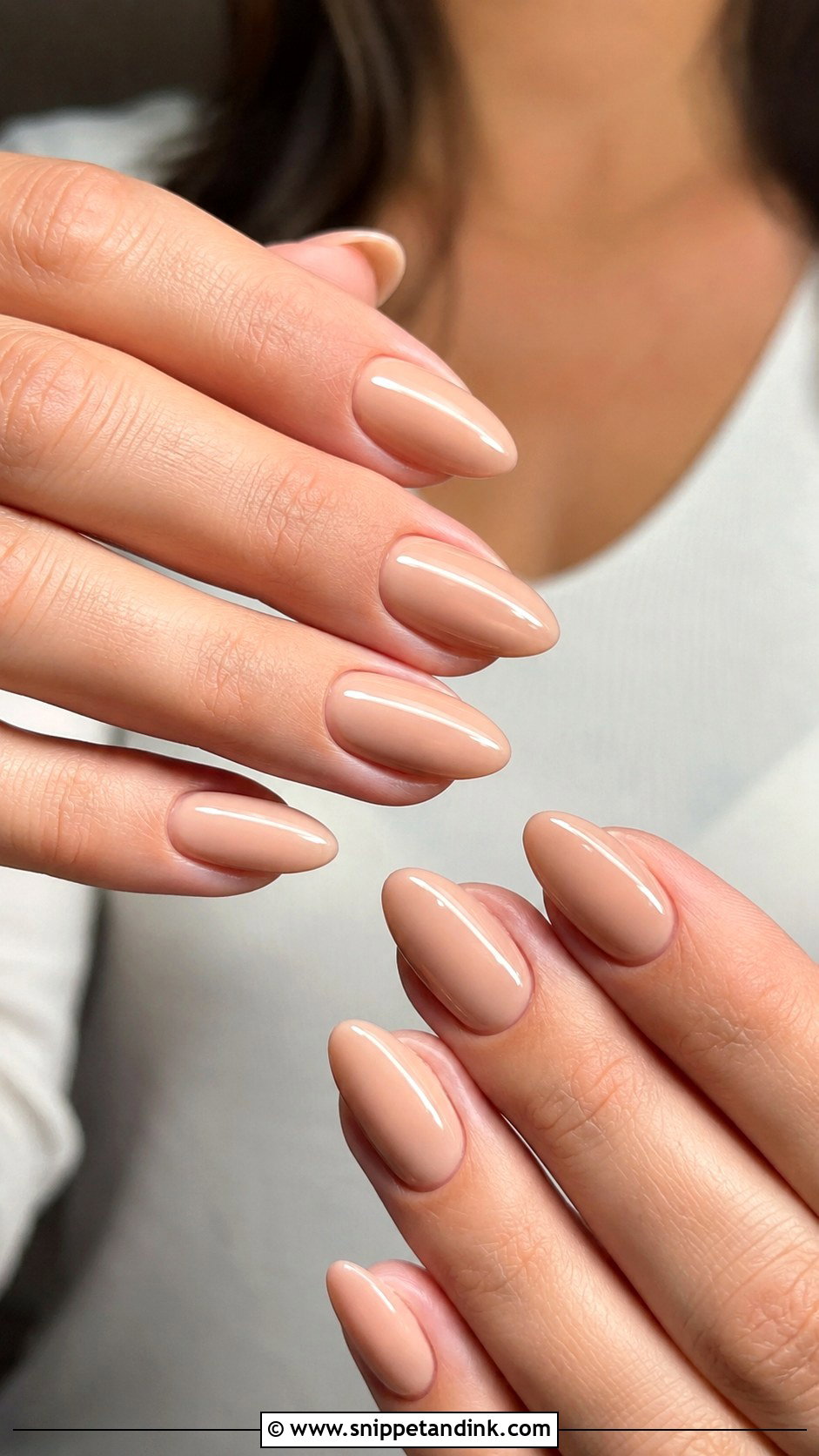 Nude Almond Wedding Nails - Snippet and Ink - 20 Wedding Nails for Mother of the Bride