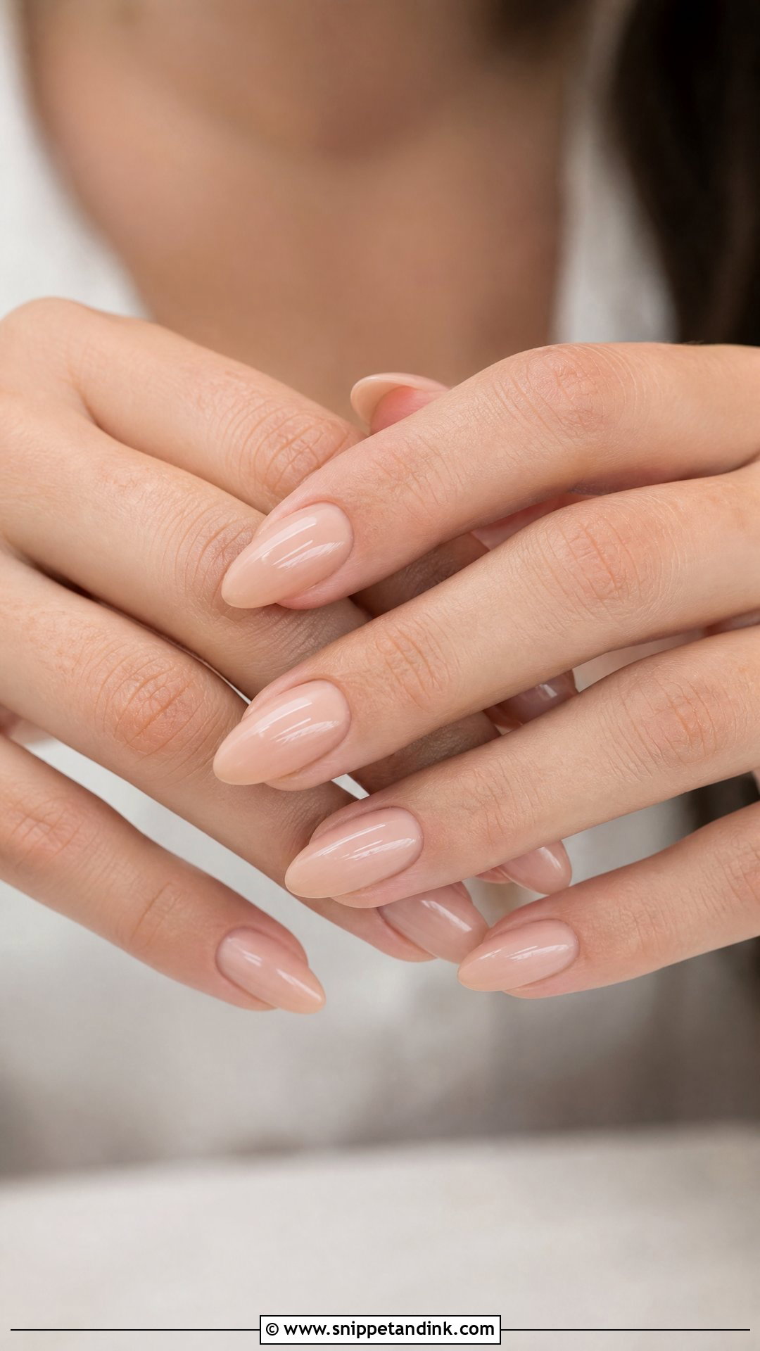 Nude Almond Wedding Nails - Snippet and Ink - 25 Almond Wedding Nails for Bride