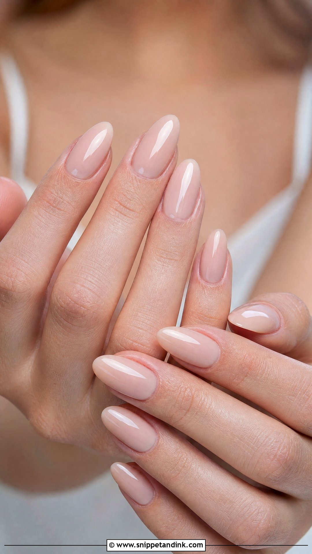 Nude Almond Wedding Nails - Snippet and Ink - 25 Nude Wedding Nails